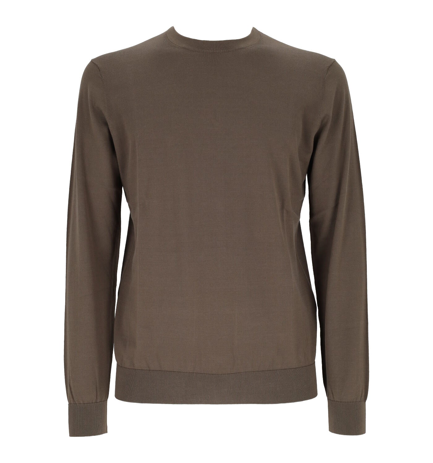 Girocollo manica lunga in cotone finezza 18
