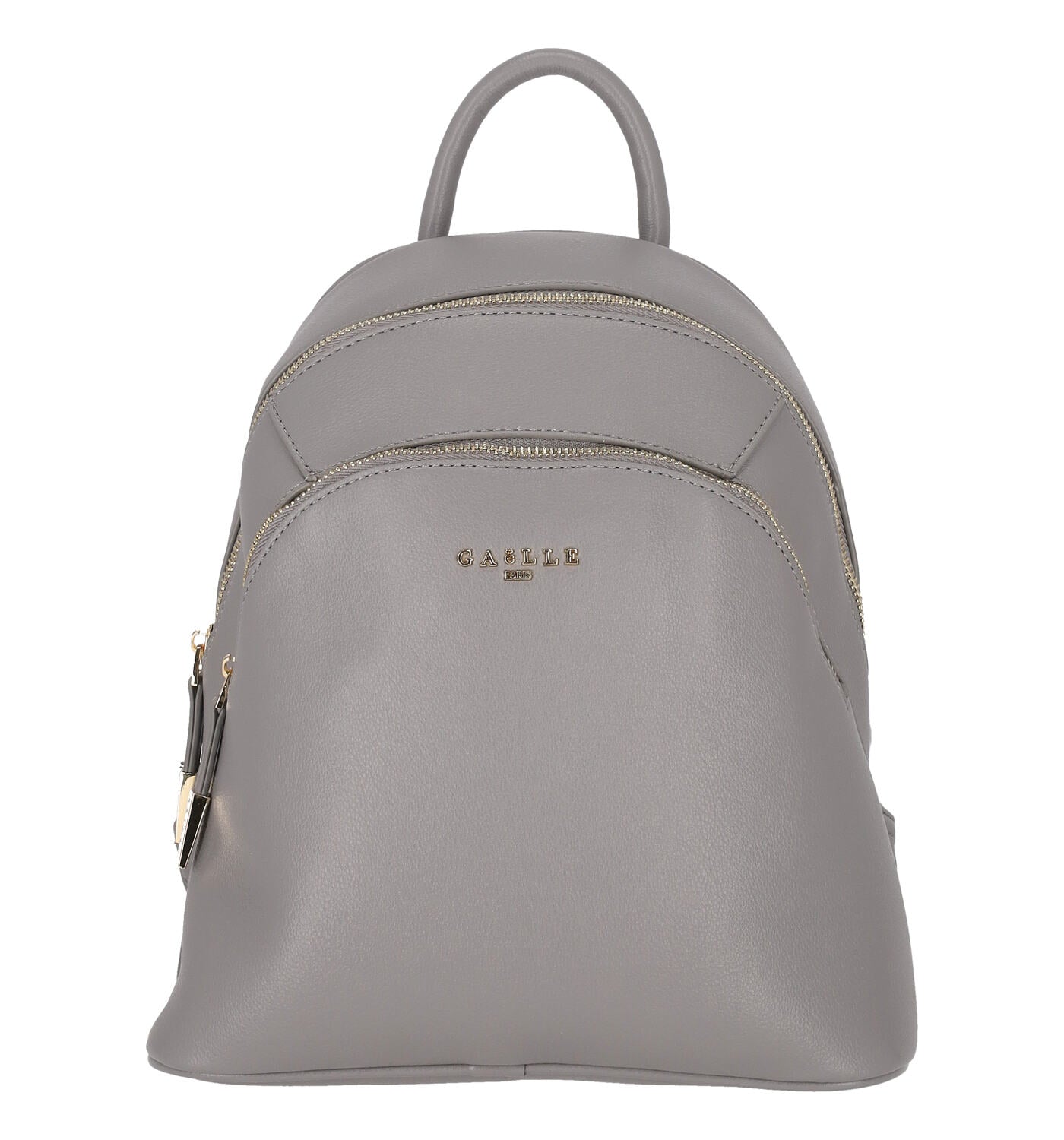 Zaino con doppia zip e spallacci regolabili.