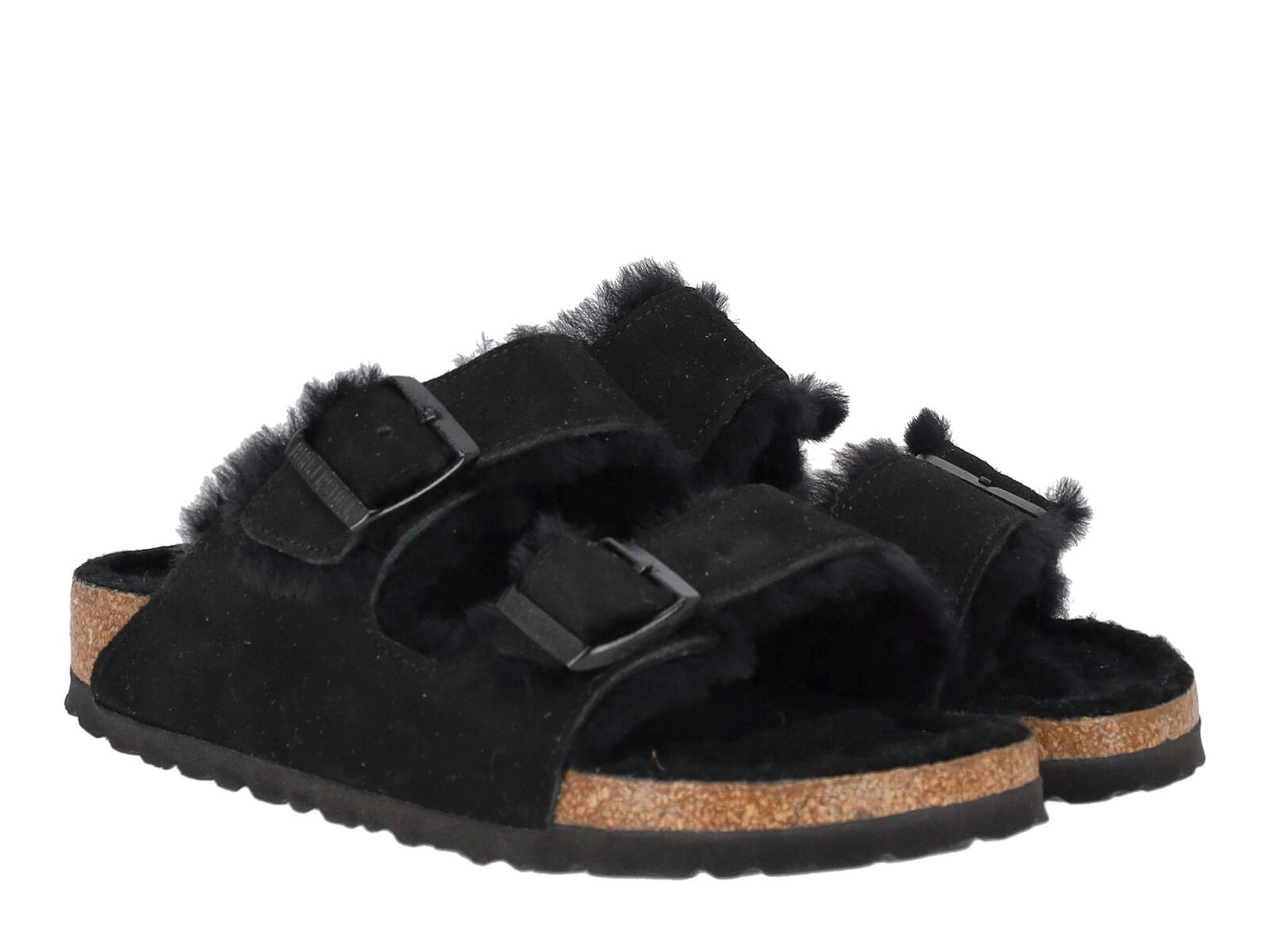 Ciabatta Arizona shearling, suola in sughero .