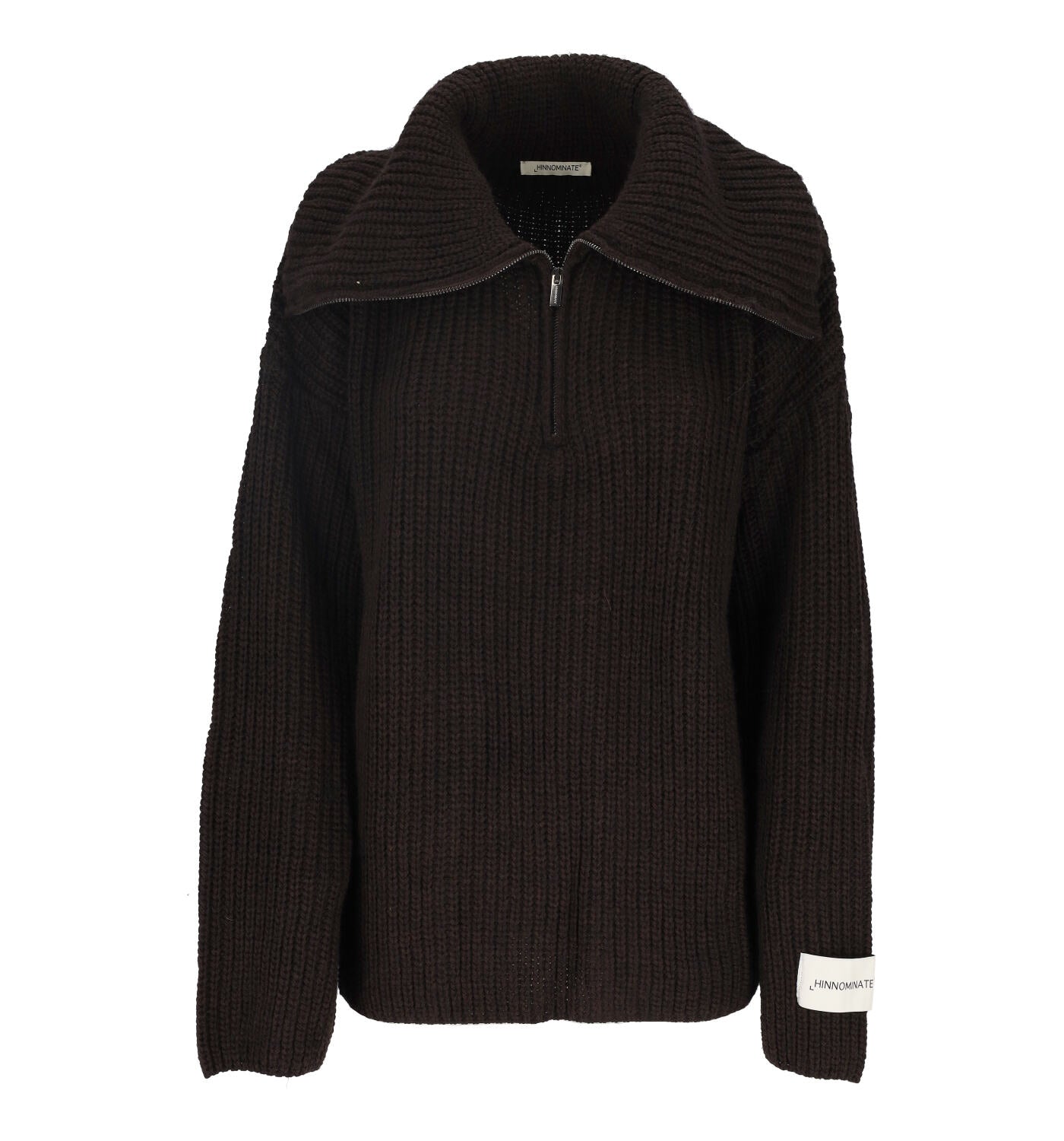 Maglione in lana con zip