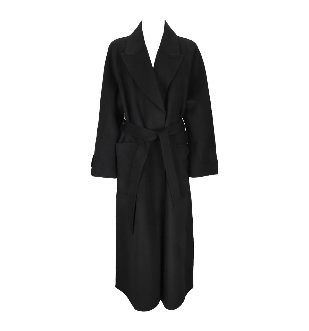 Cappotto con cintura  e tasconi