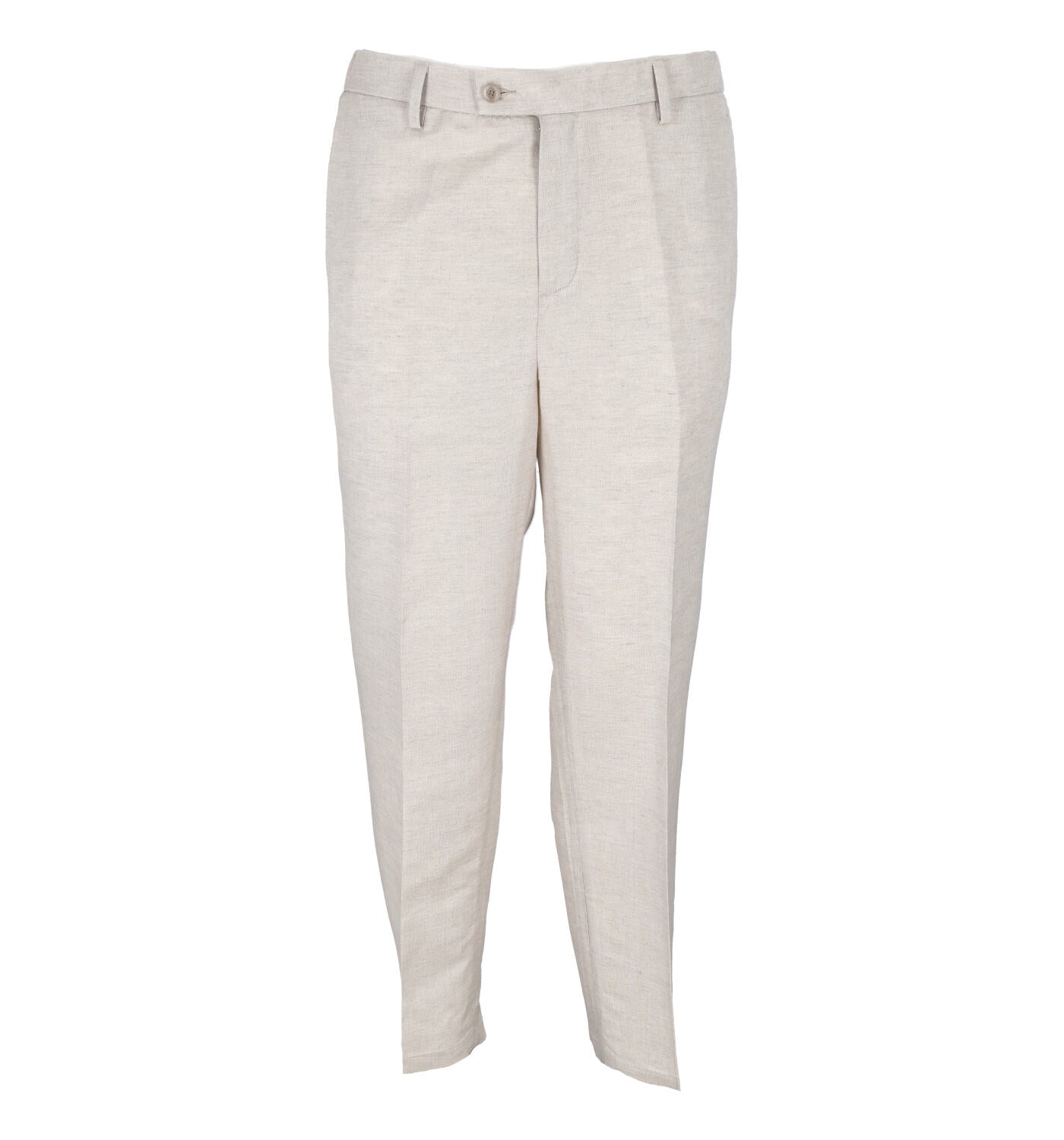 Pantalone in lino con tasca a filo e coulisse
