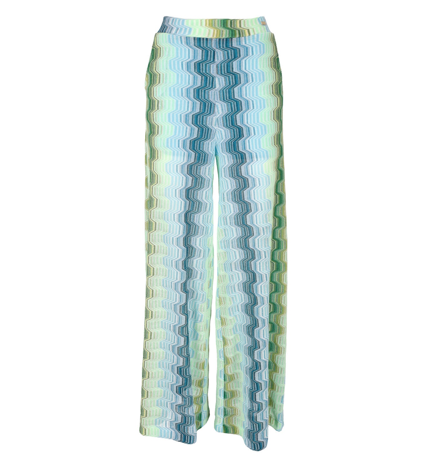 Pantalone palazzo elastico retro vita