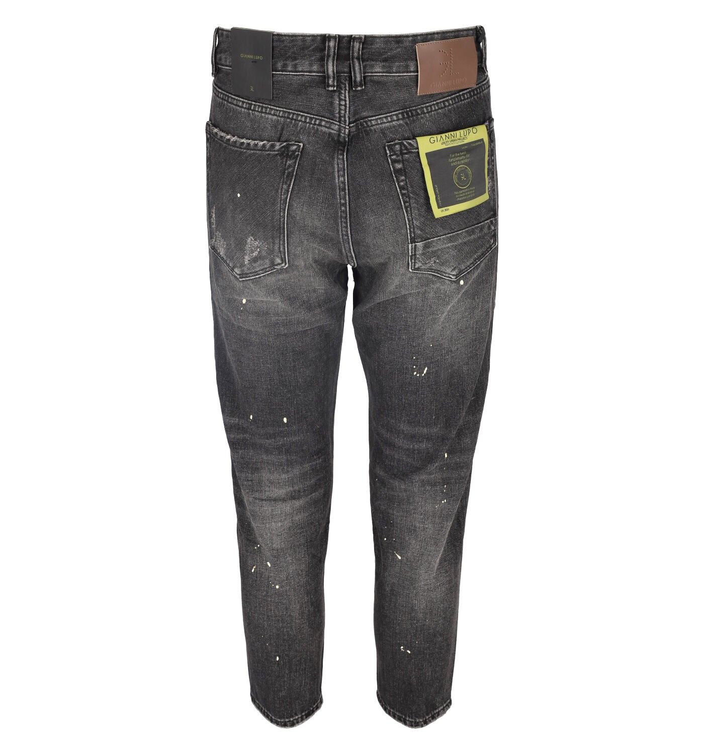 Jeans slim fit con rotture