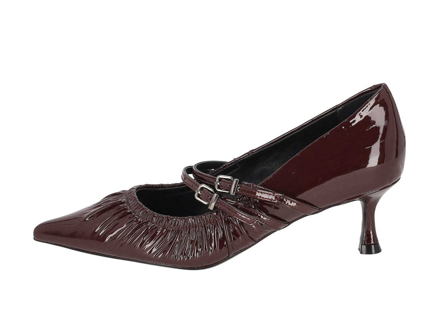 Decolletè in naplak con fibbie