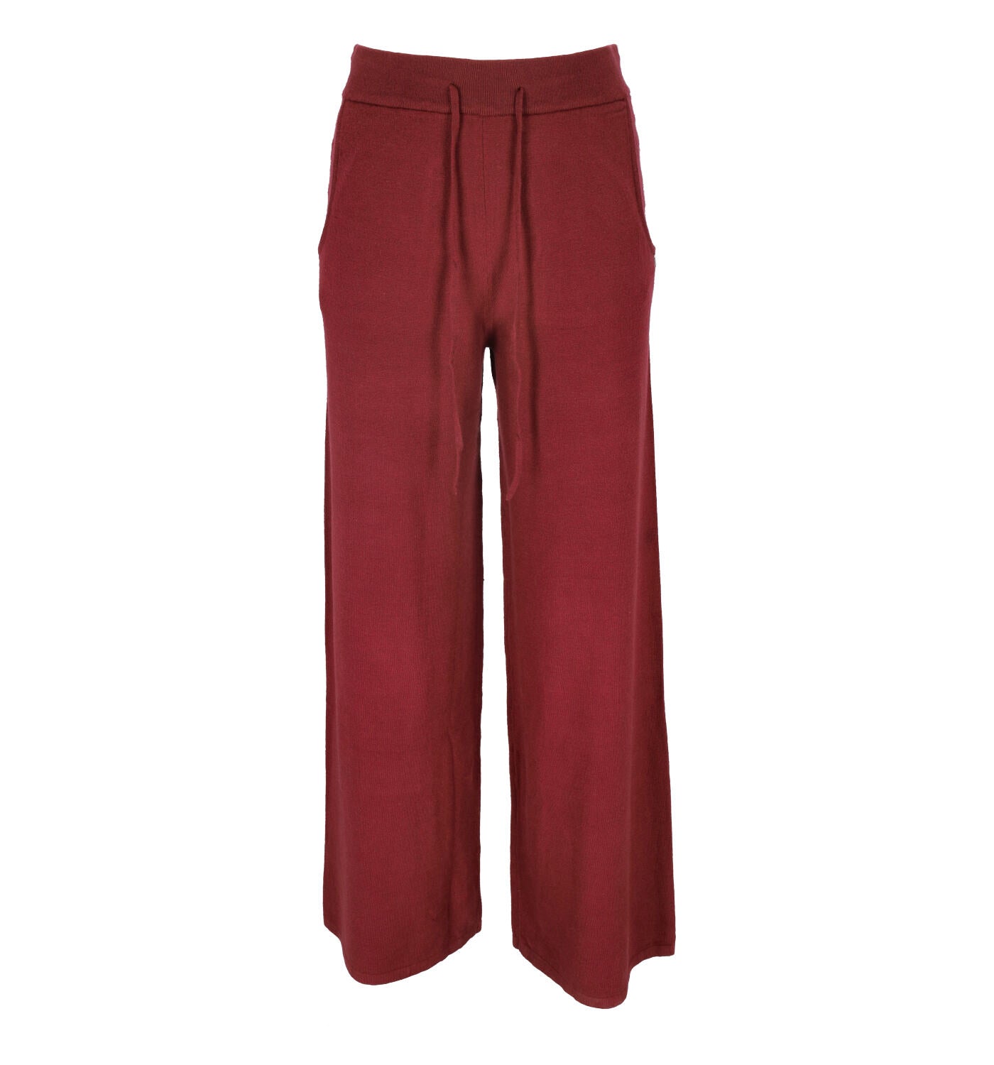 Pantalone tasche america in lana a palazzo