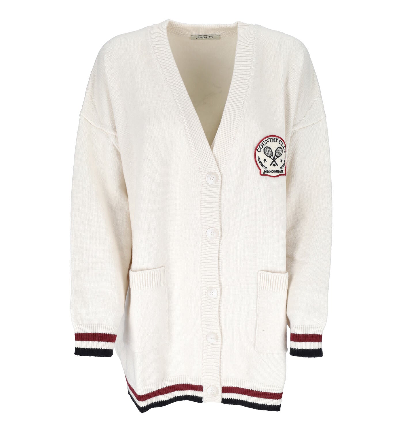 Cardigan lungo con bottoni