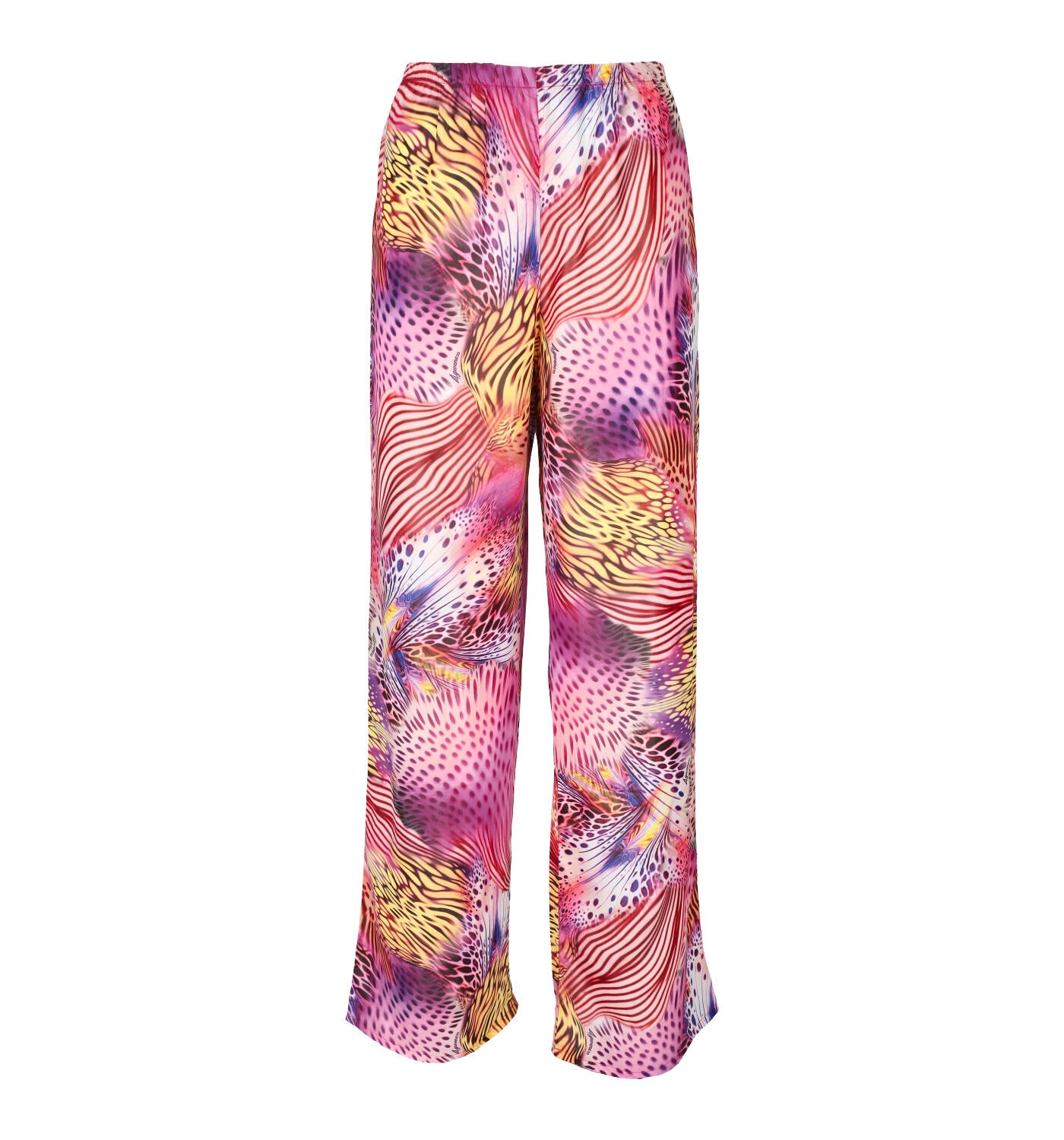 Pantalone a palazzo fantasia butterfly