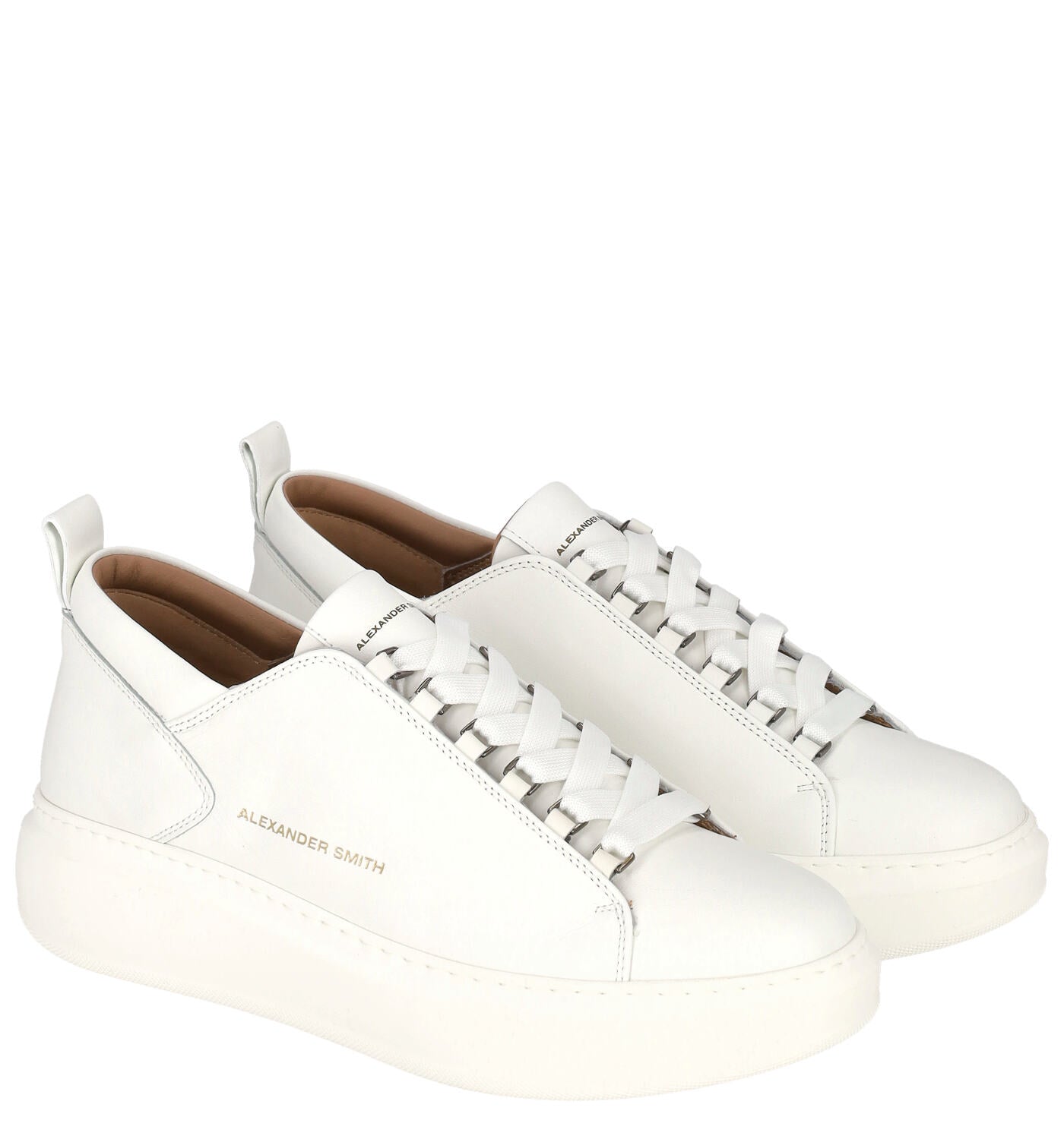 Wembley sneakers in pelle con riporto in saffiano