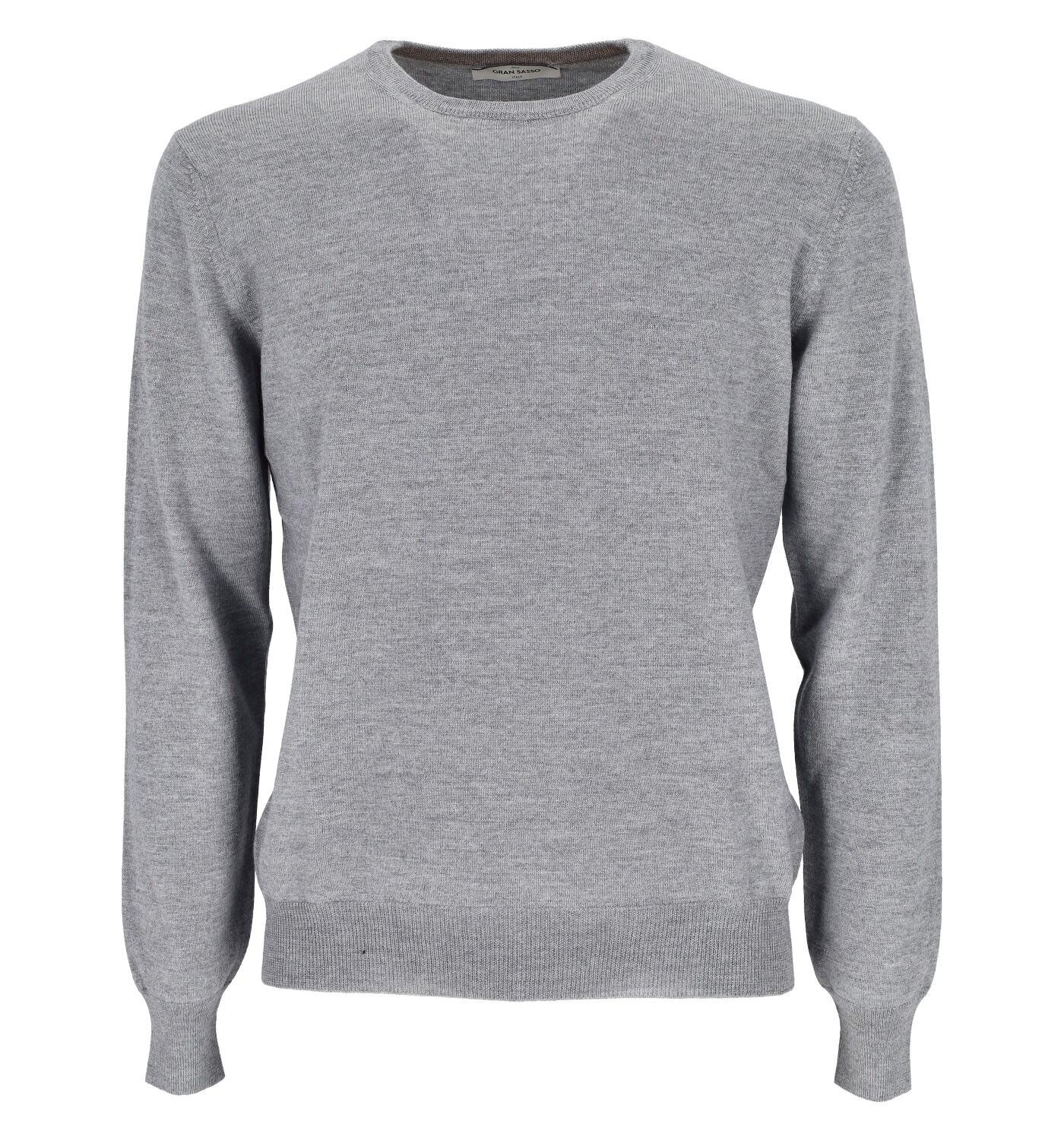 Maglioncino girocollo in lana merinos