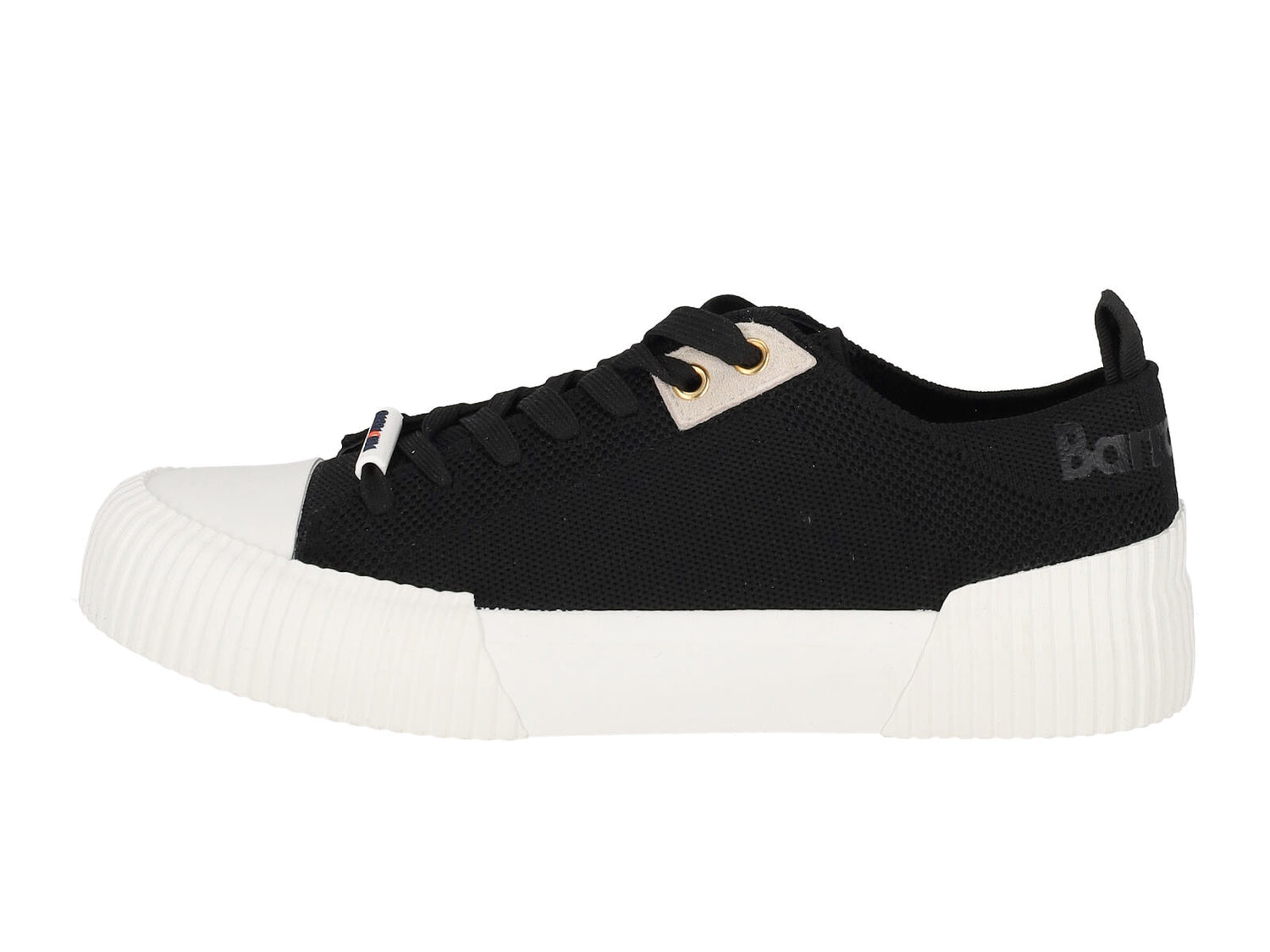 Sneakers in tessuto con suola in gomma