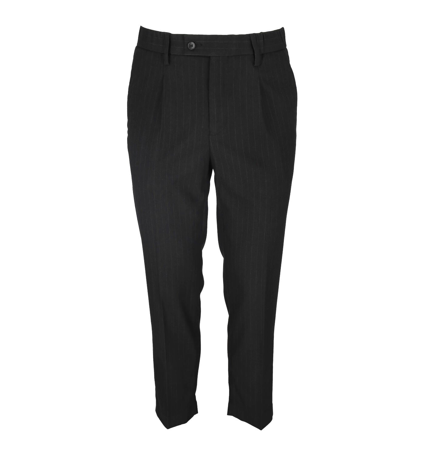 Pantalone gessato con pince