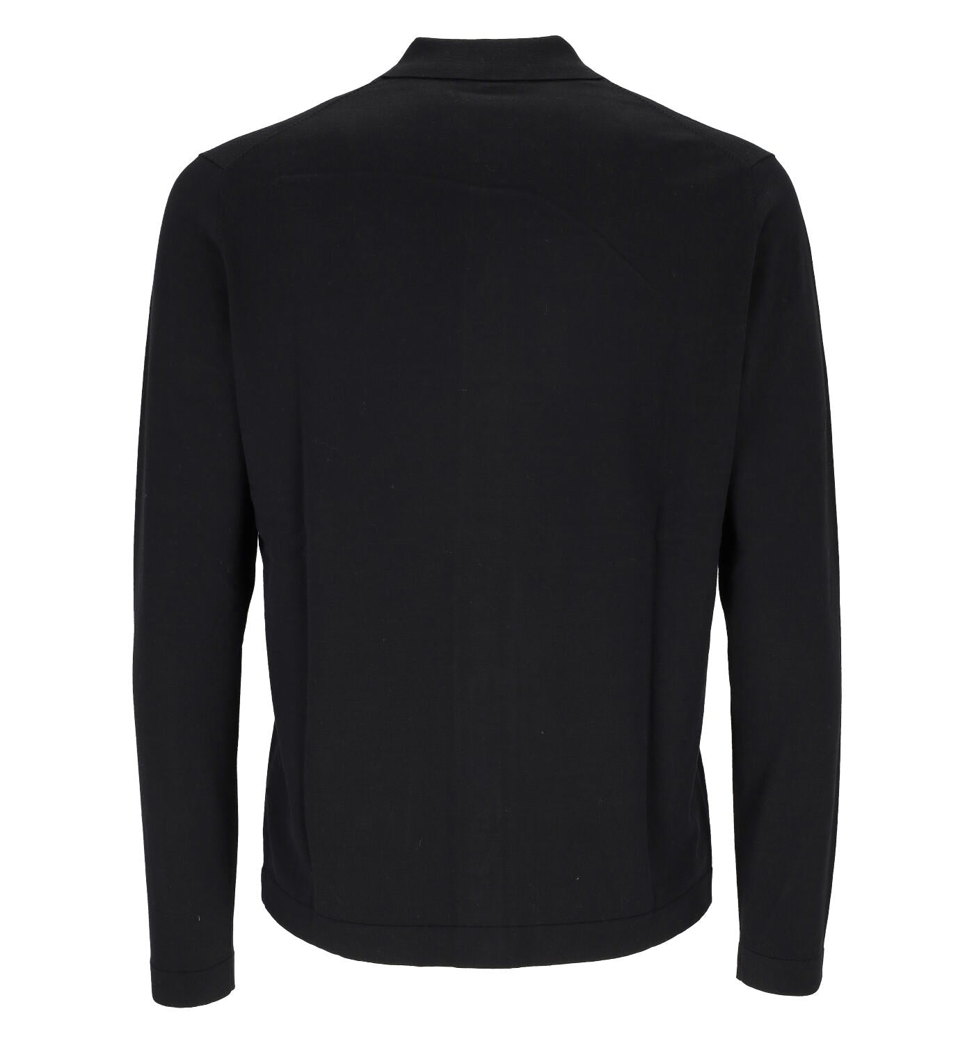 Maglia manica lunga in maglia filo con bottoni