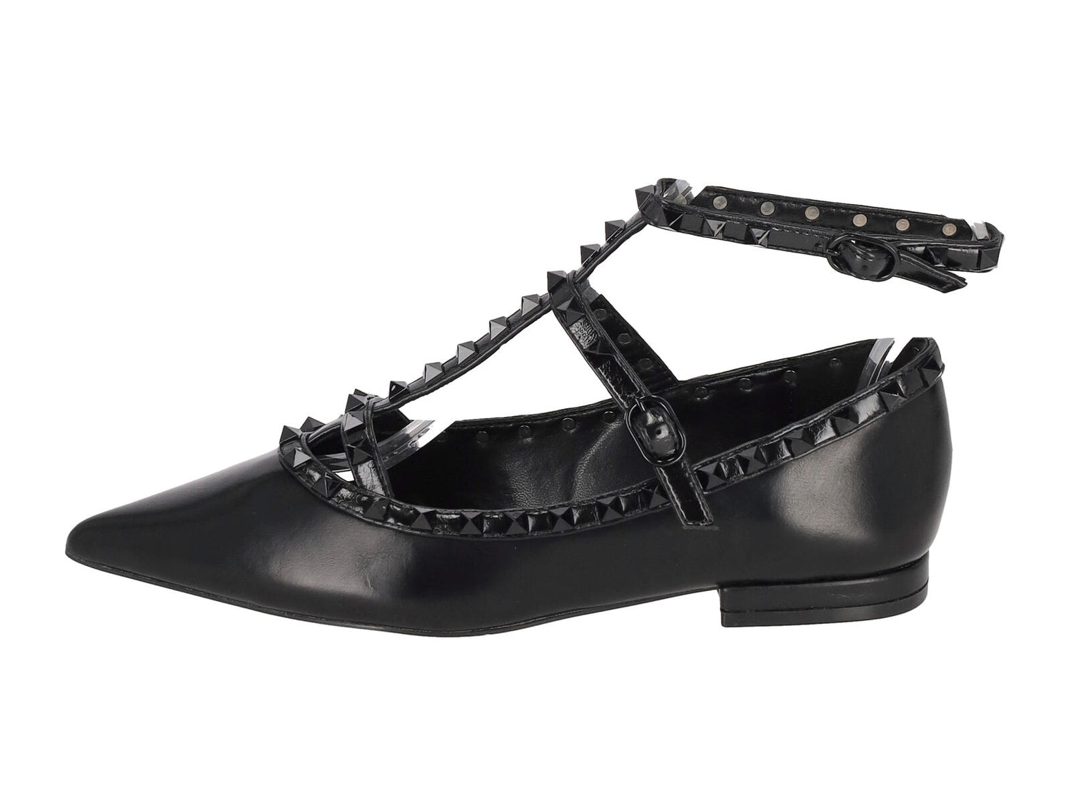 Ballerina t-bar con borchie.