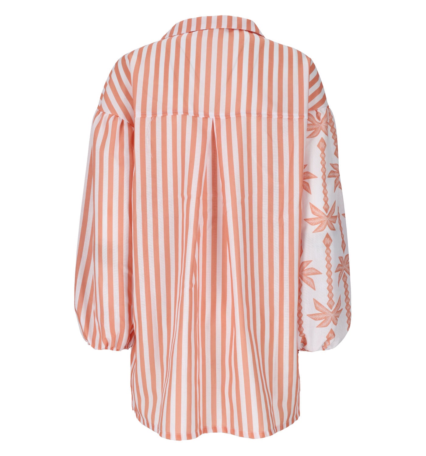 Camicia over copricostume riga e palme