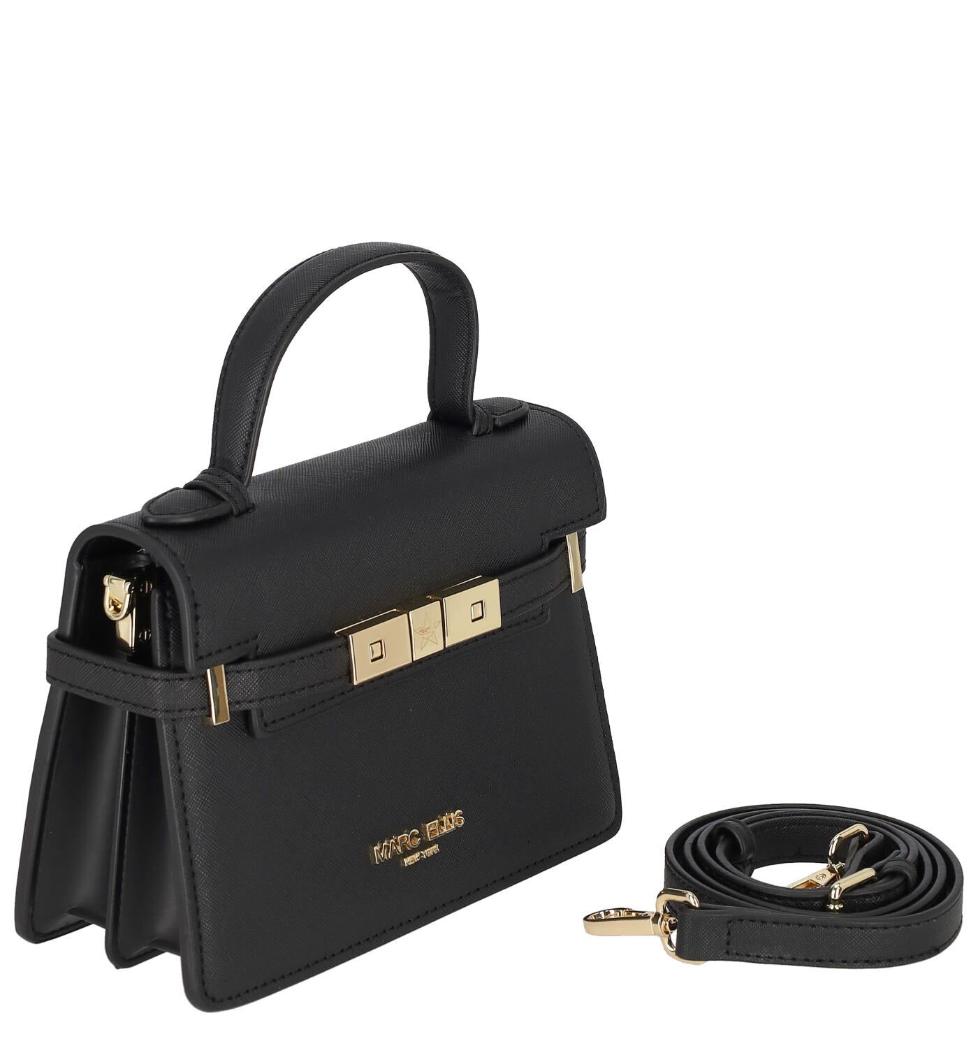 Borsa piccola gum con chiusura a patta e tracolla regolabile
