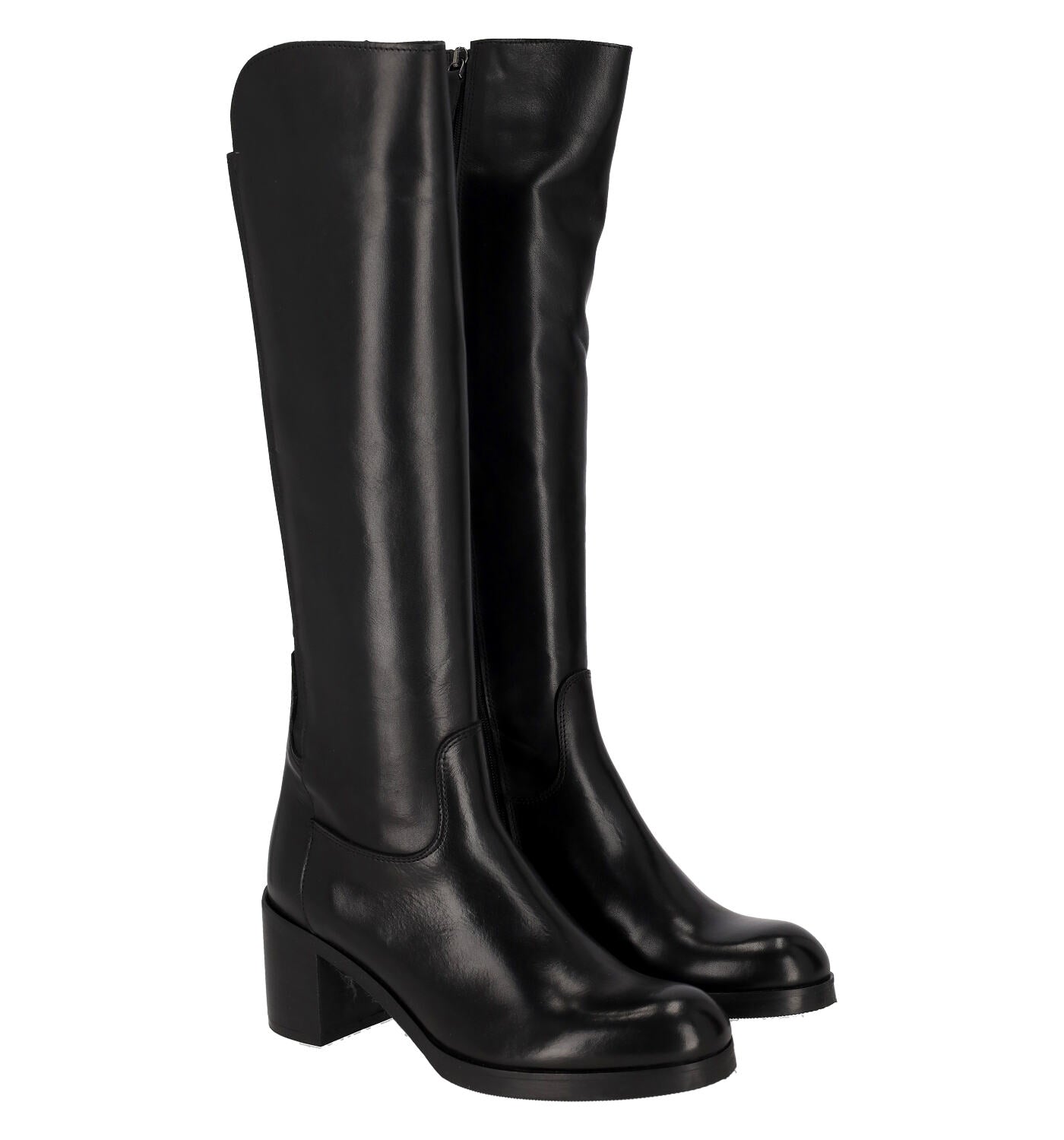 Stivale elasticizzato , altezza tacco 7 cm