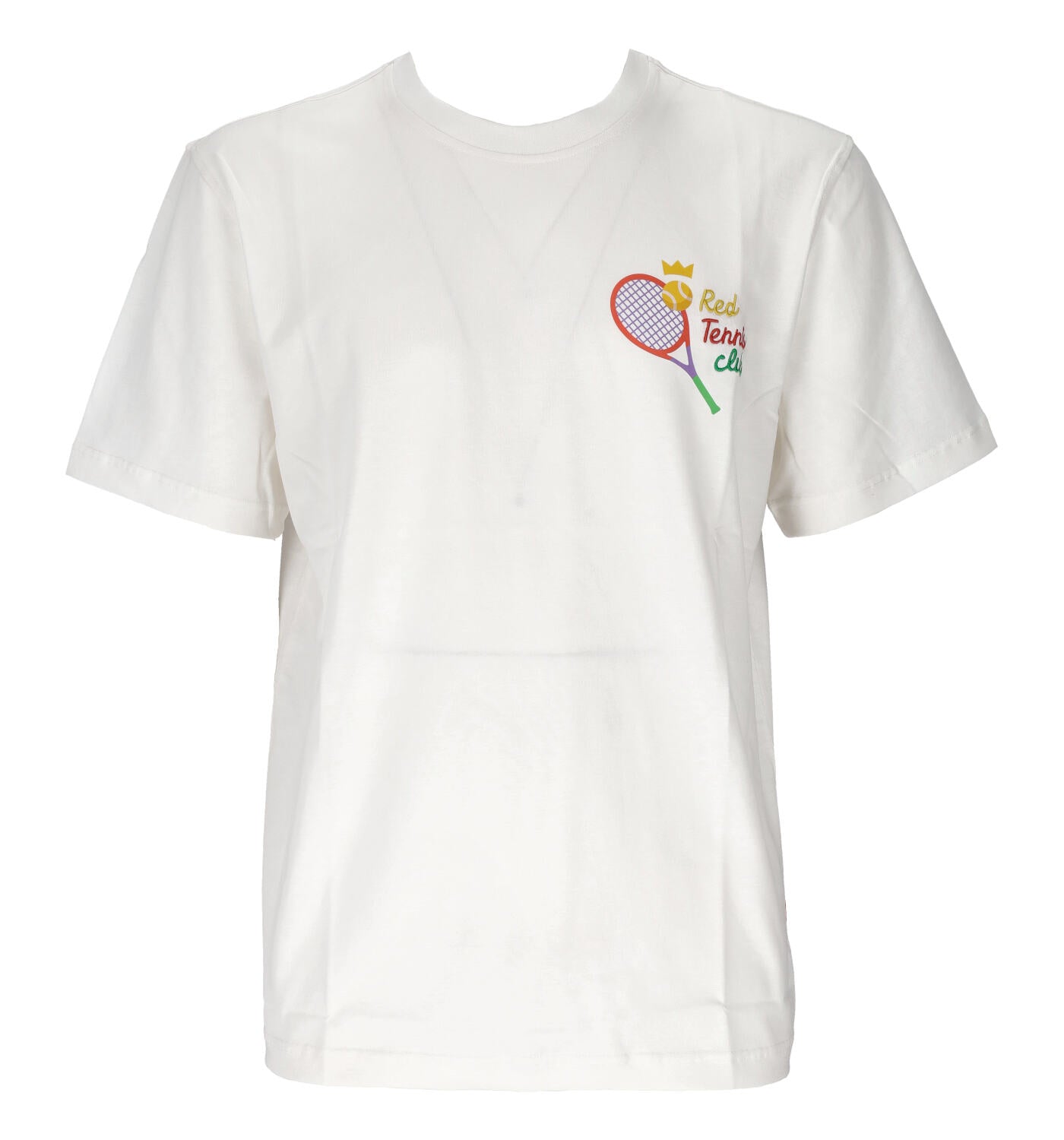T-shirt mezza manica con stampa tennis