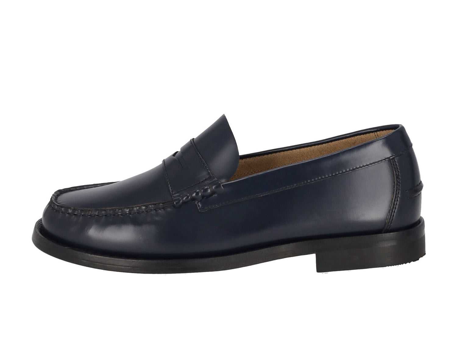 Mocassino in pelle spazzolata con bendina