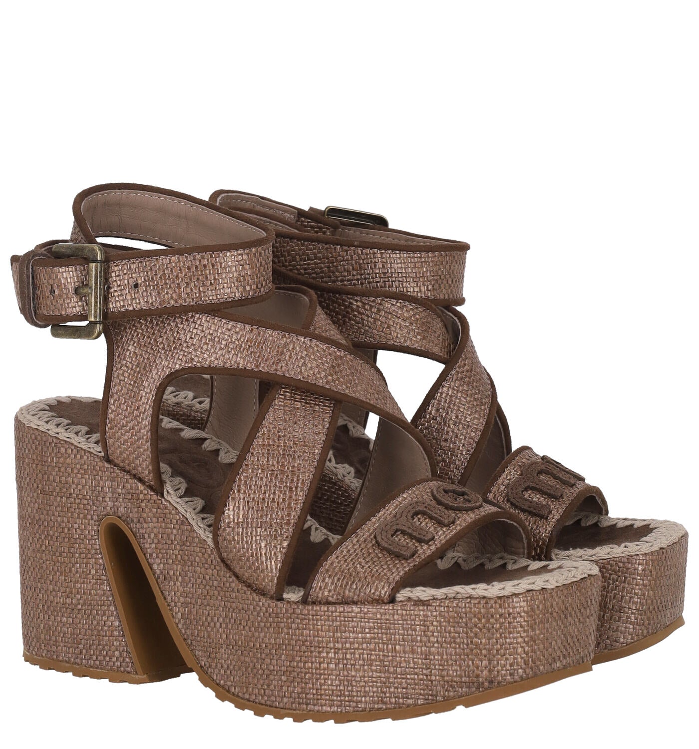 Sandalo RAFFIA PLATFORM 721000K RDPBRO