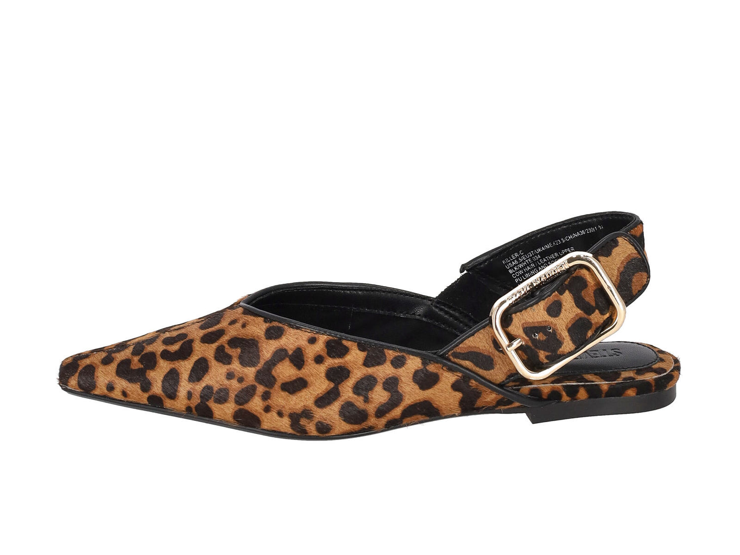 Chanel basso contacco 10cm ,fibbia a lato regolabile.