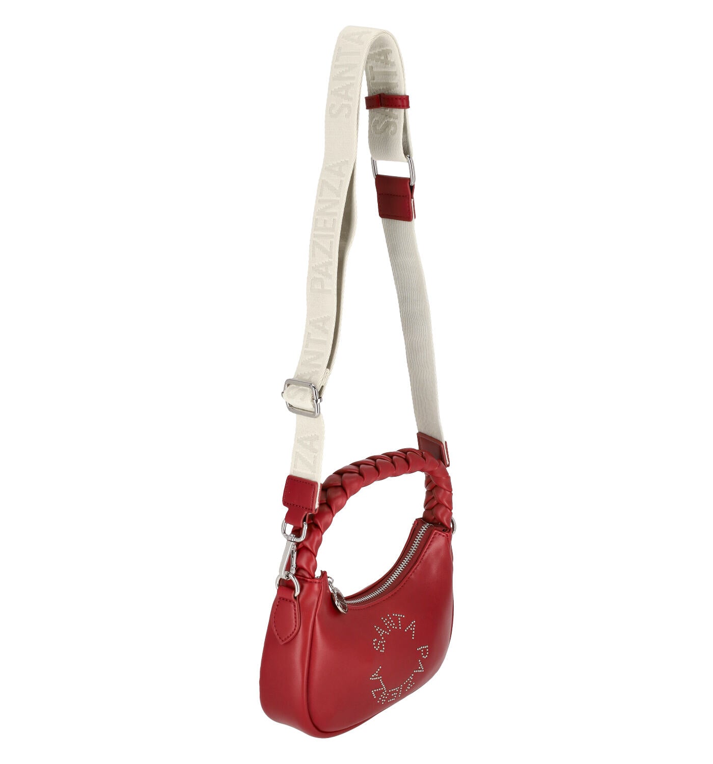 Borsa sottospalla piccola con chiusura a zip e tracolla regolabile