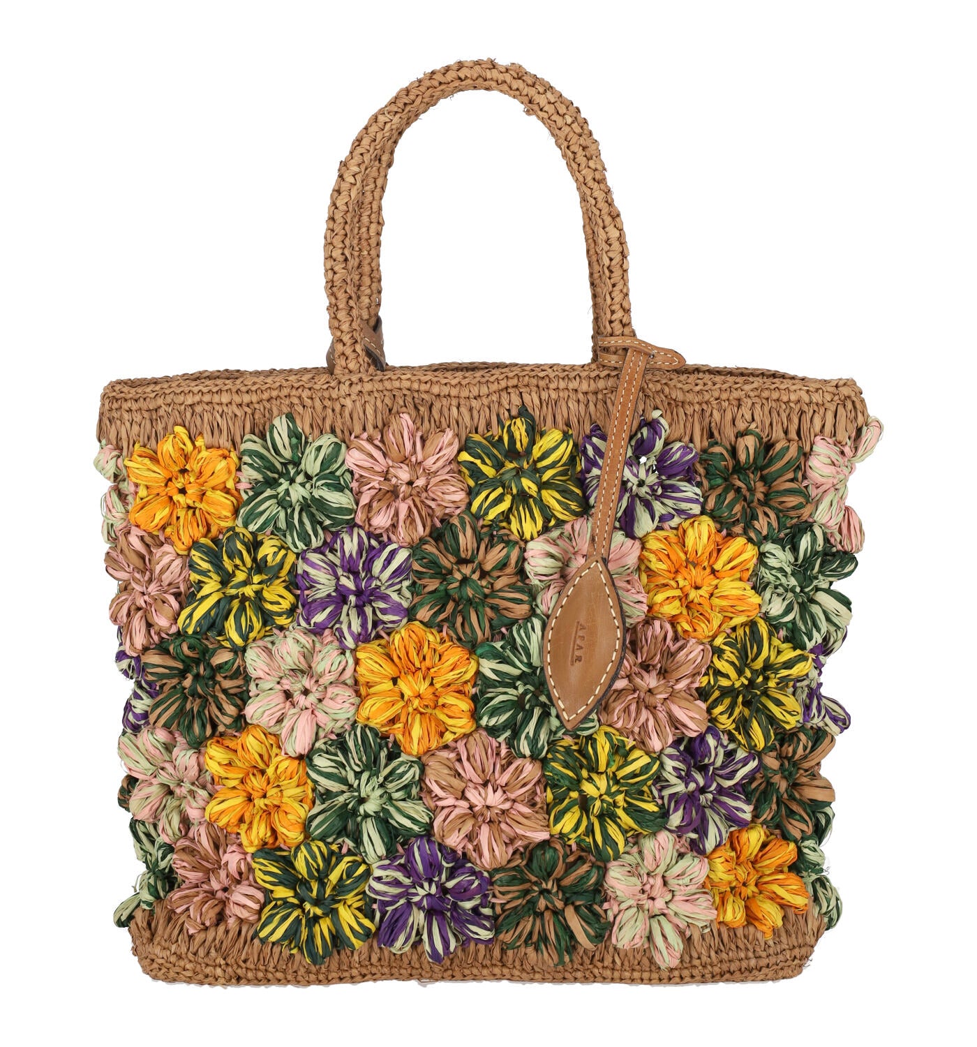 Borsa in rafia Flowers