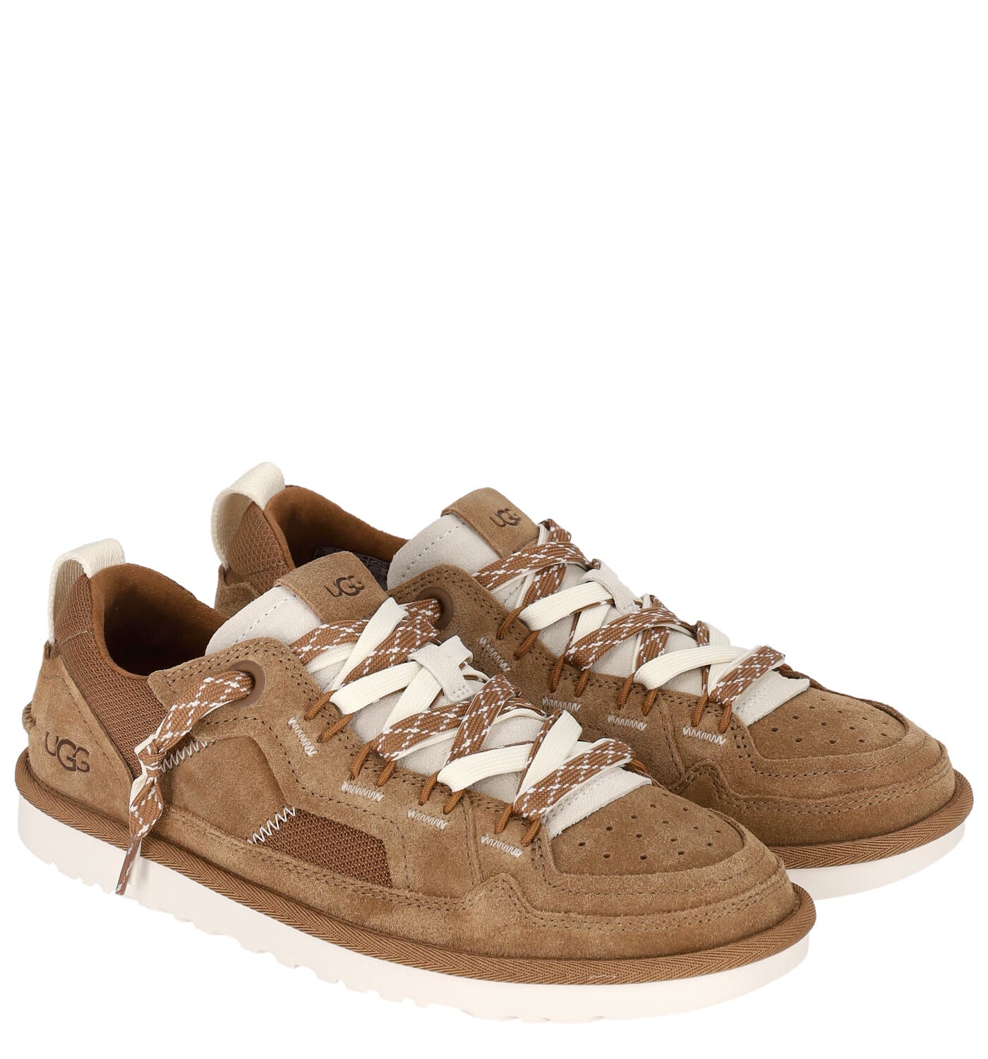 Minimel sneakers in camoscio e tessuto fondo gomma