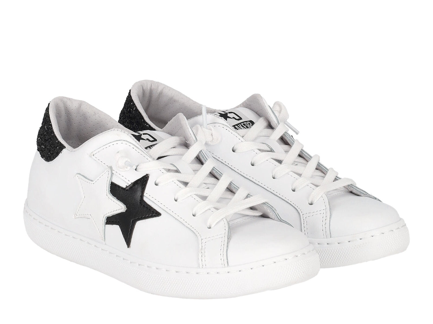 Sneakers con riporti glitter