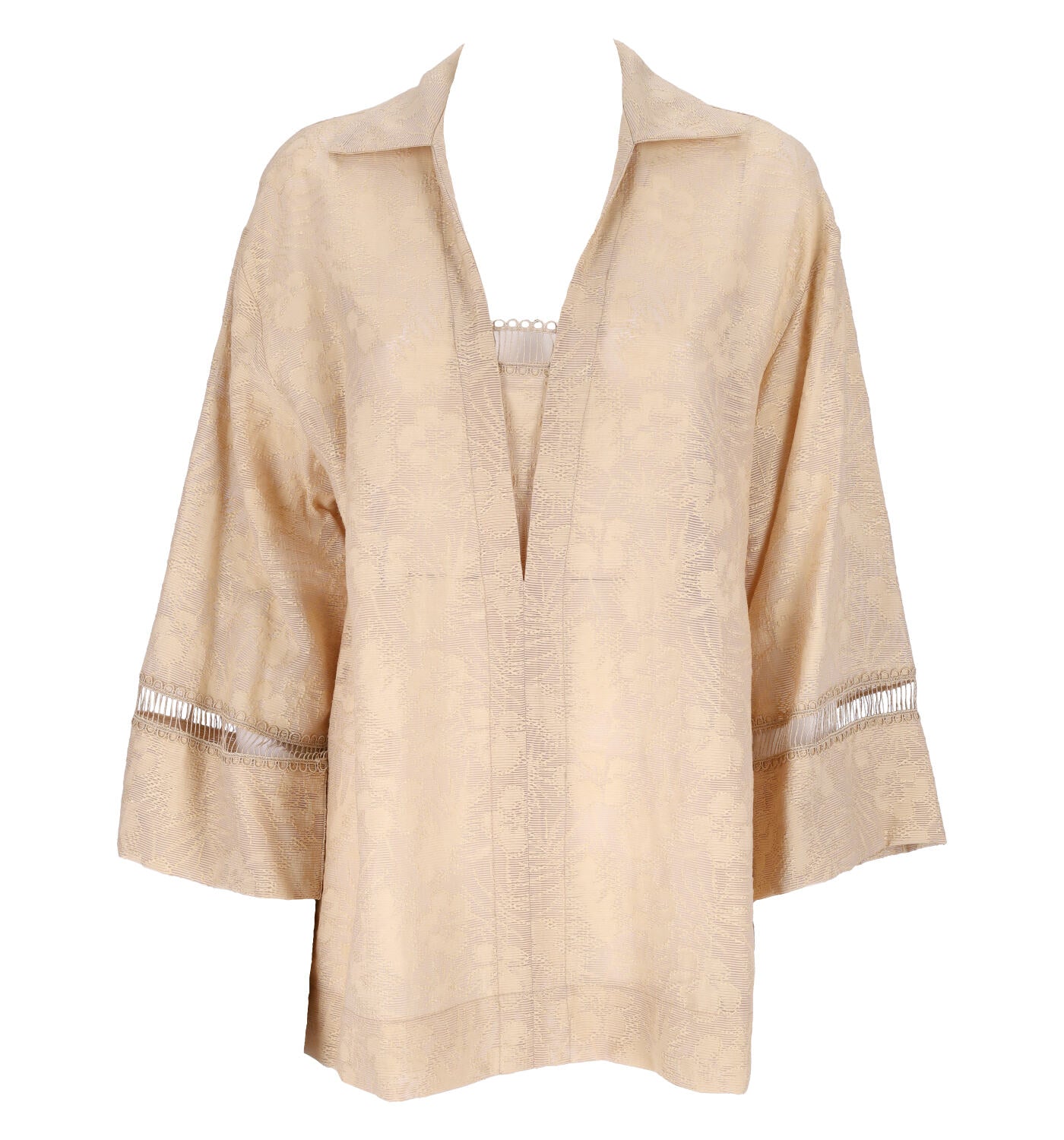 Blusa manica 3/4 traforata