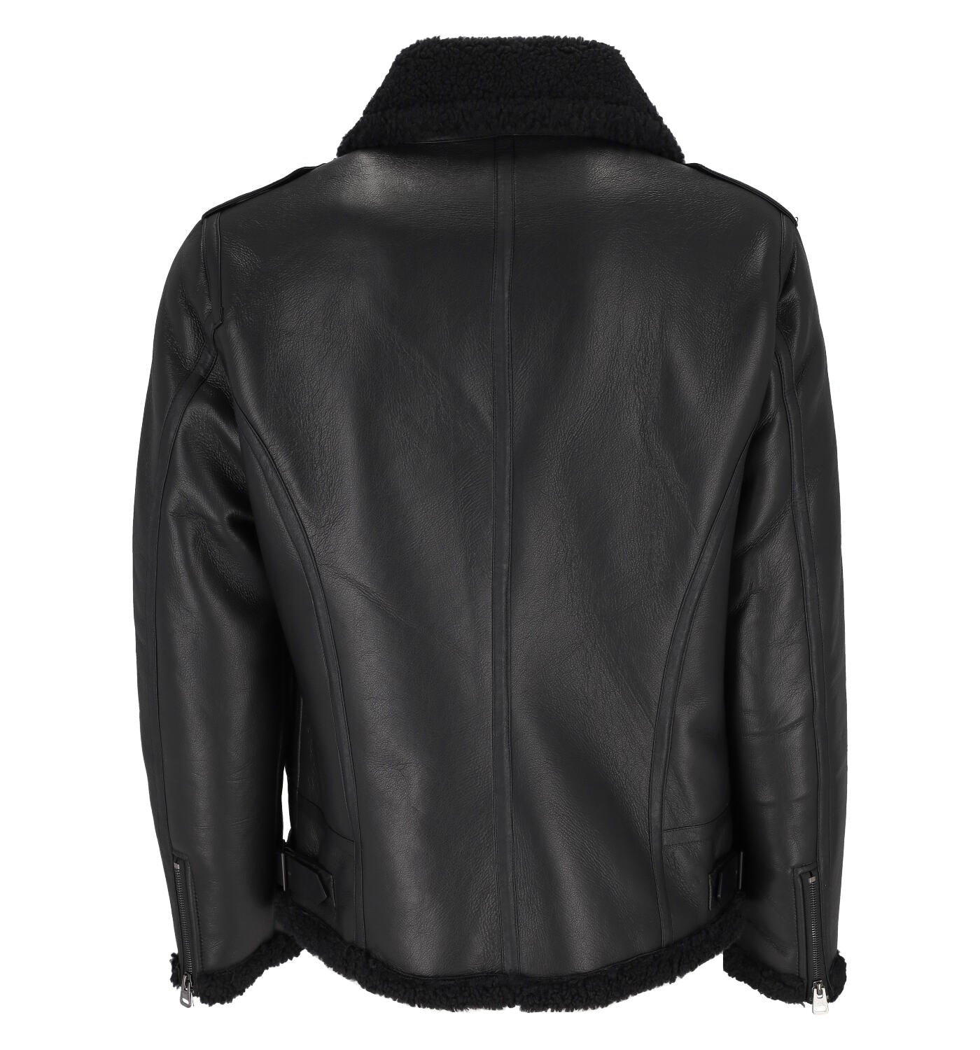 Giacca chiodo con ecomontone.