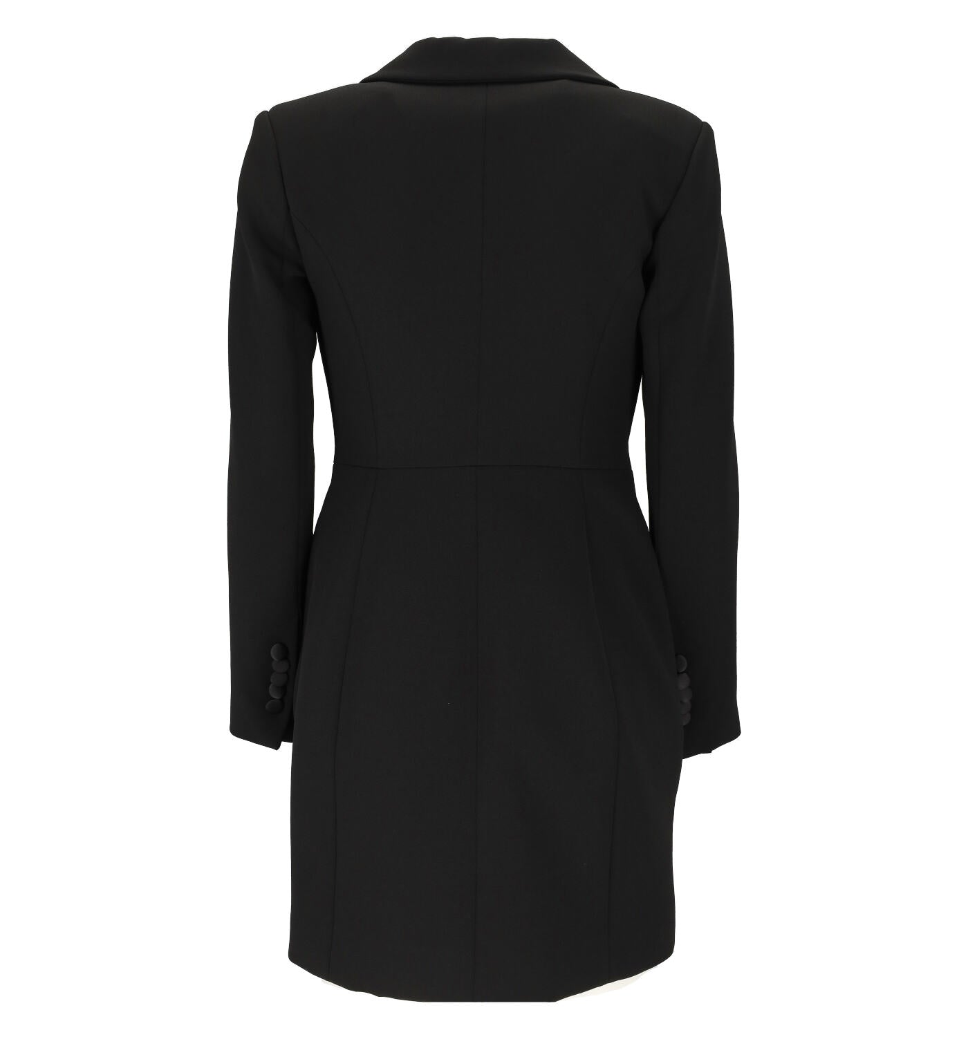 Abito doppio petto con collo lucido