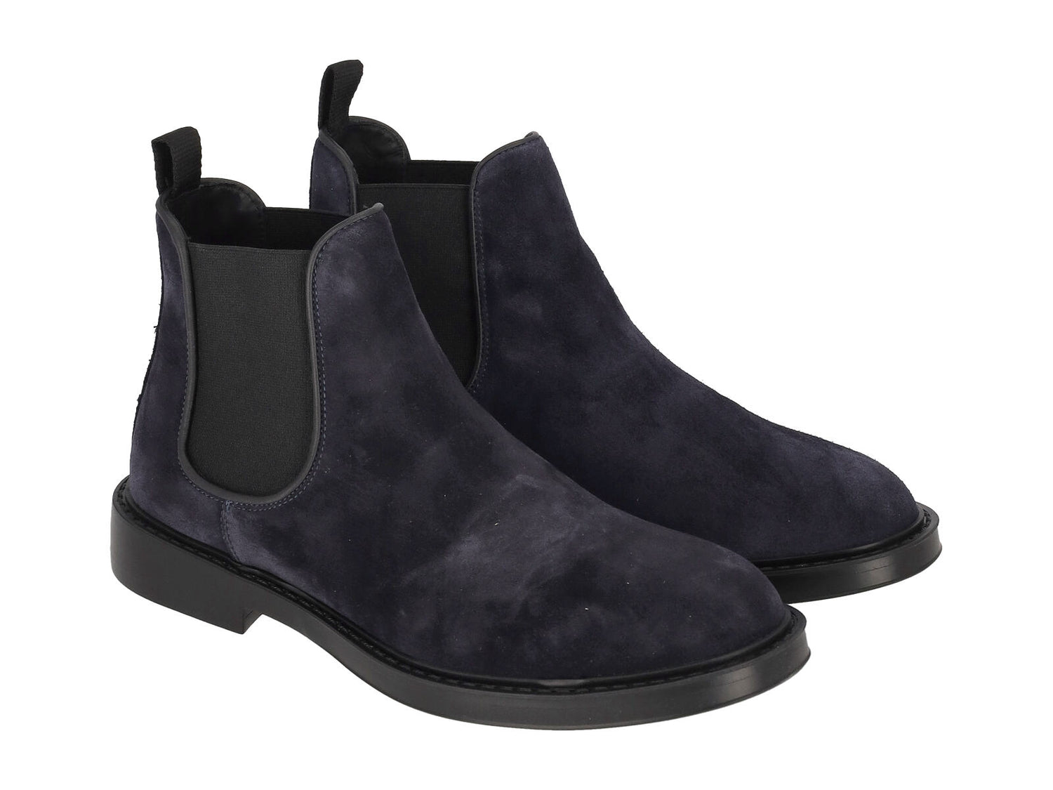 Beatles in camoscio con elastici e suola in gomma