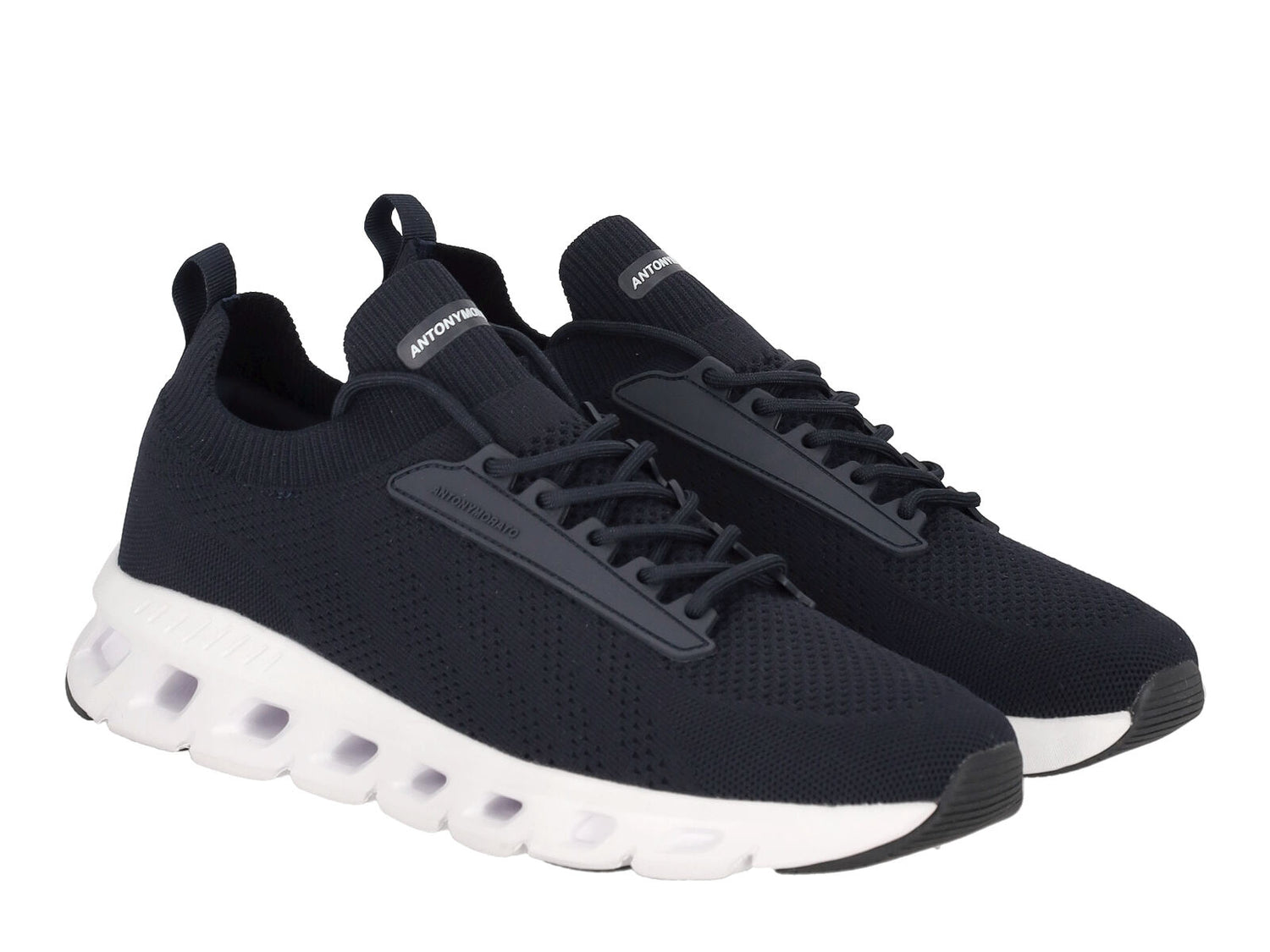 Sneakers in tessuto con suola in gomma