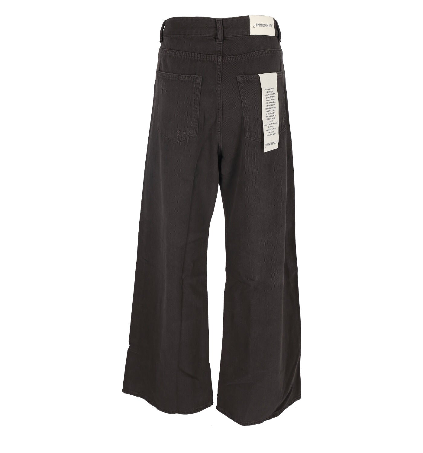 Jeans ampio con rotture