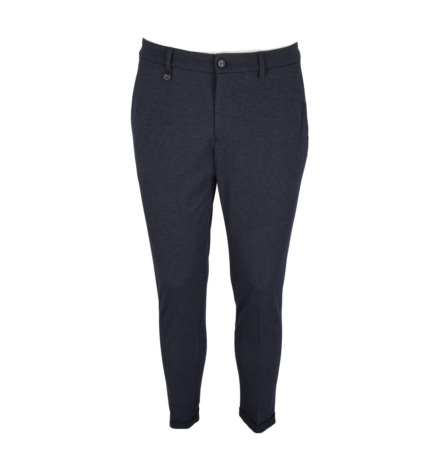 Pantalone con risvolto in punto milano