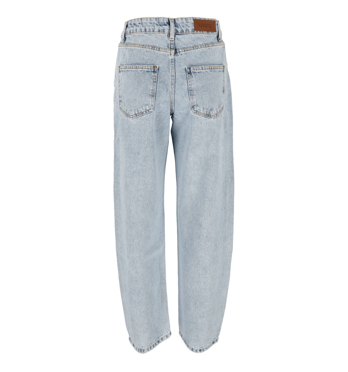 Jeans boyfriend cinque tasche lavaggio chiaro
