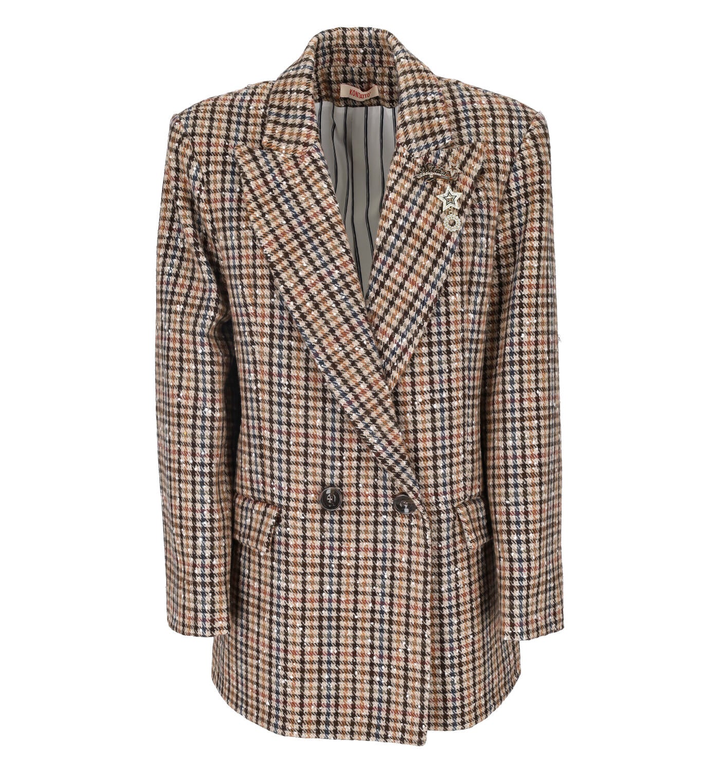 Giacca doppiopetto quadri