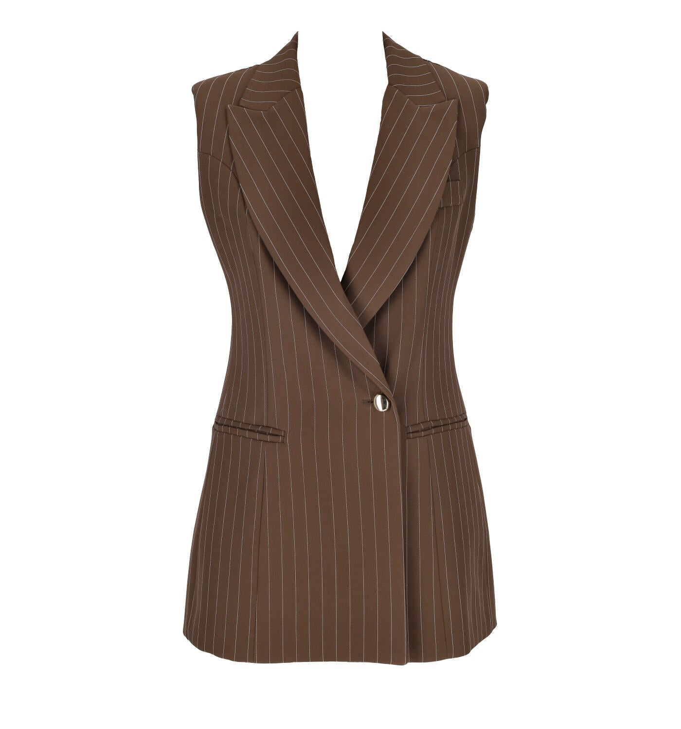 Gilet gessato B112