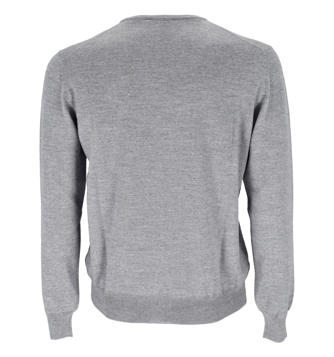 Maglioncino girocollo in lana merinos