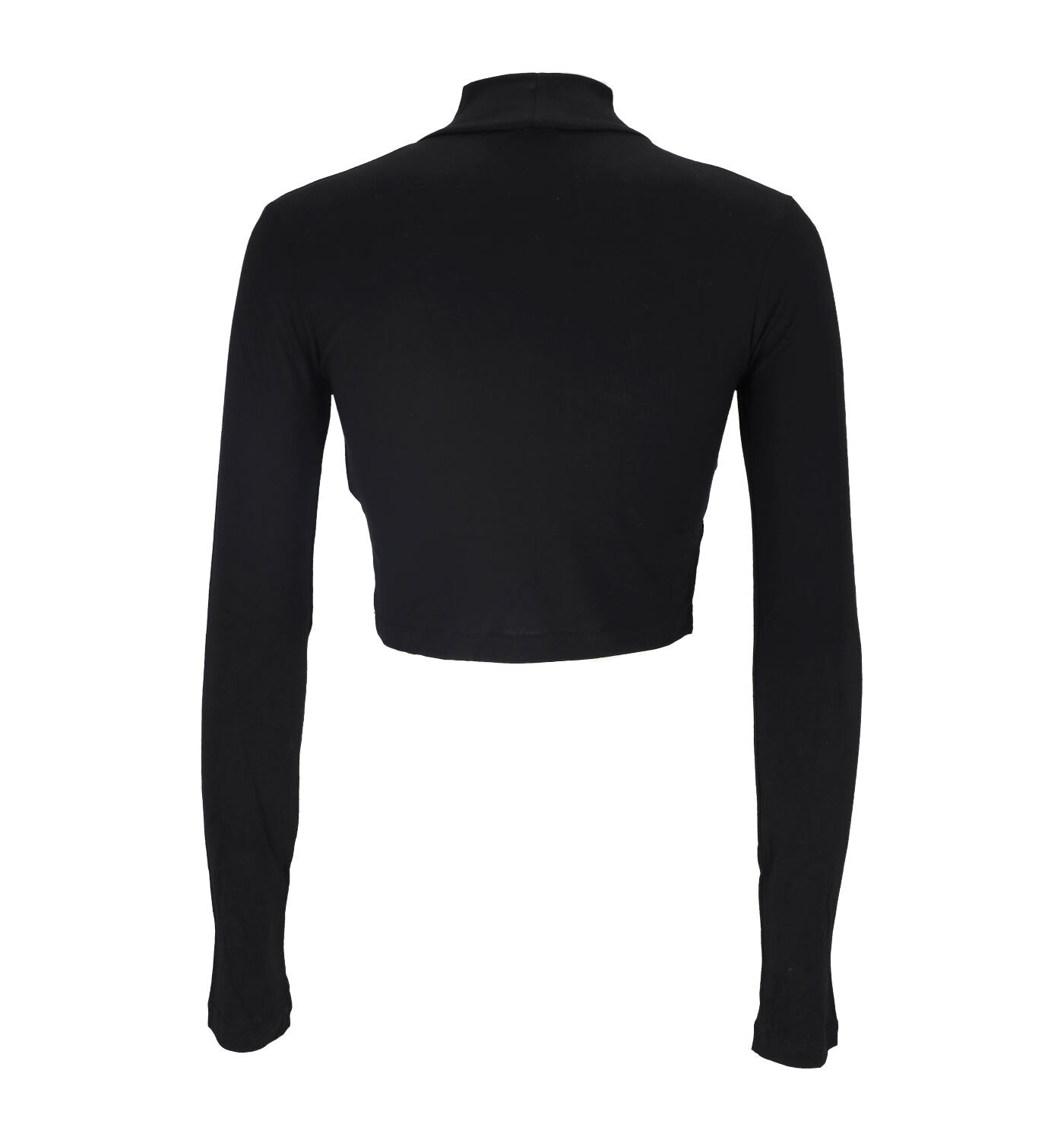 Maglia crop mezzo collo