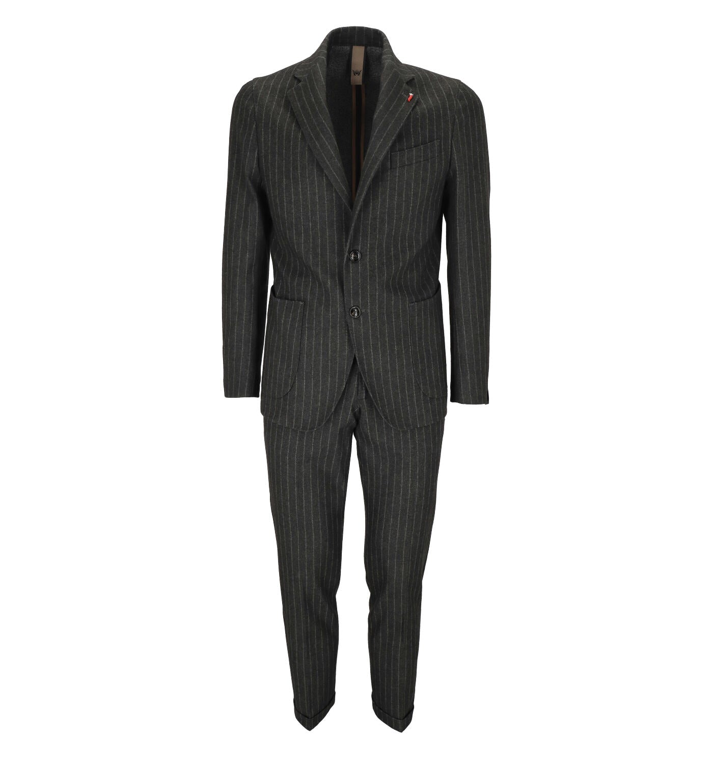 Abito in jersey gessato