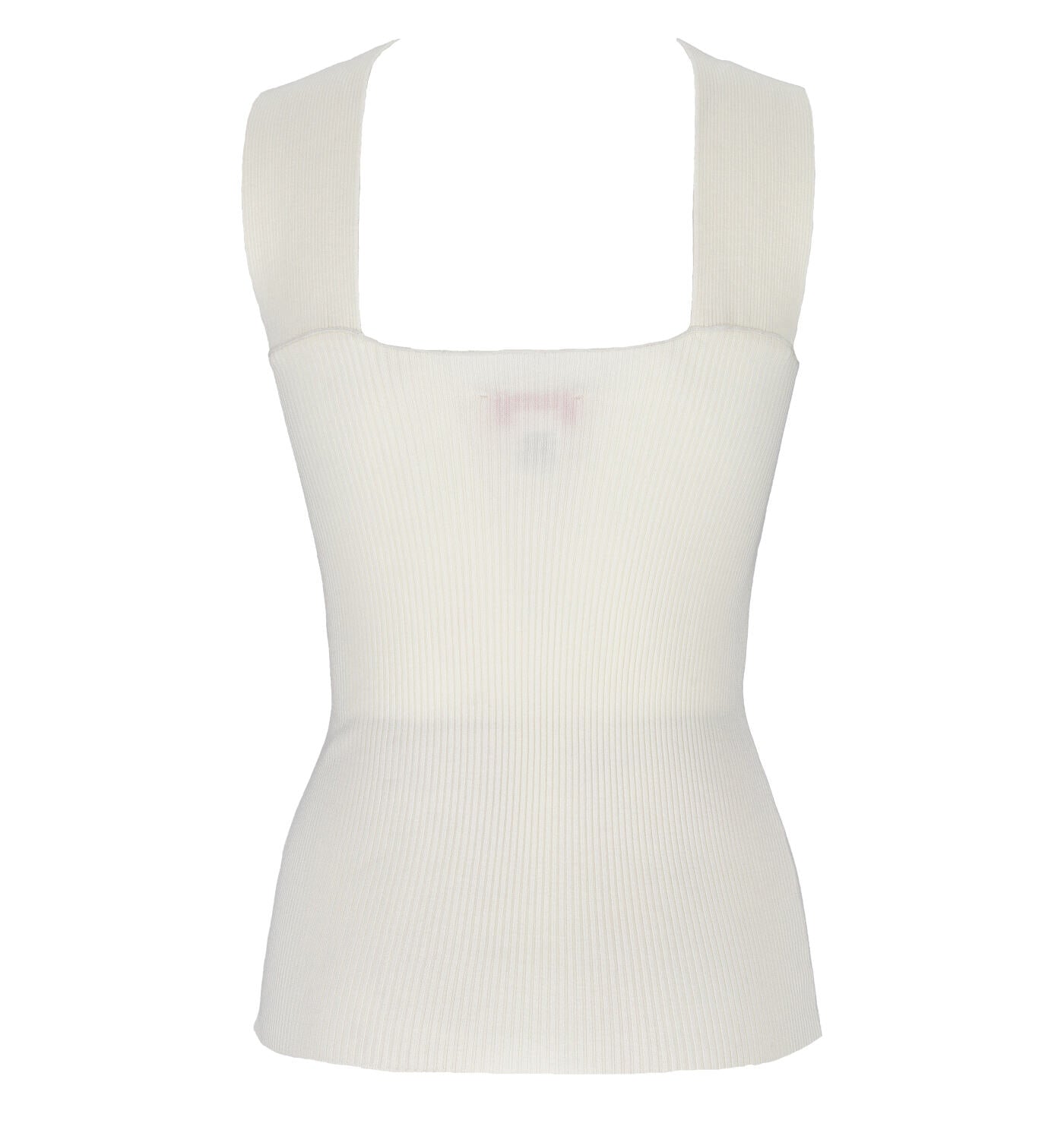 Top a costine con incrocio frontale