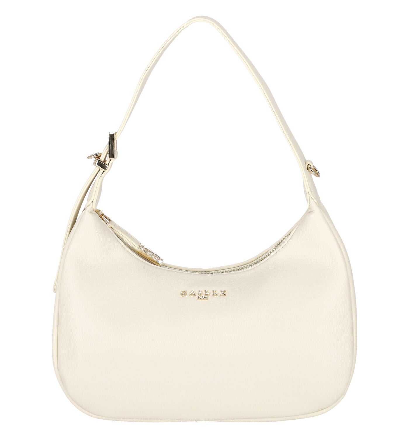 Sottospalla con chiusura zip , manico regolabile .