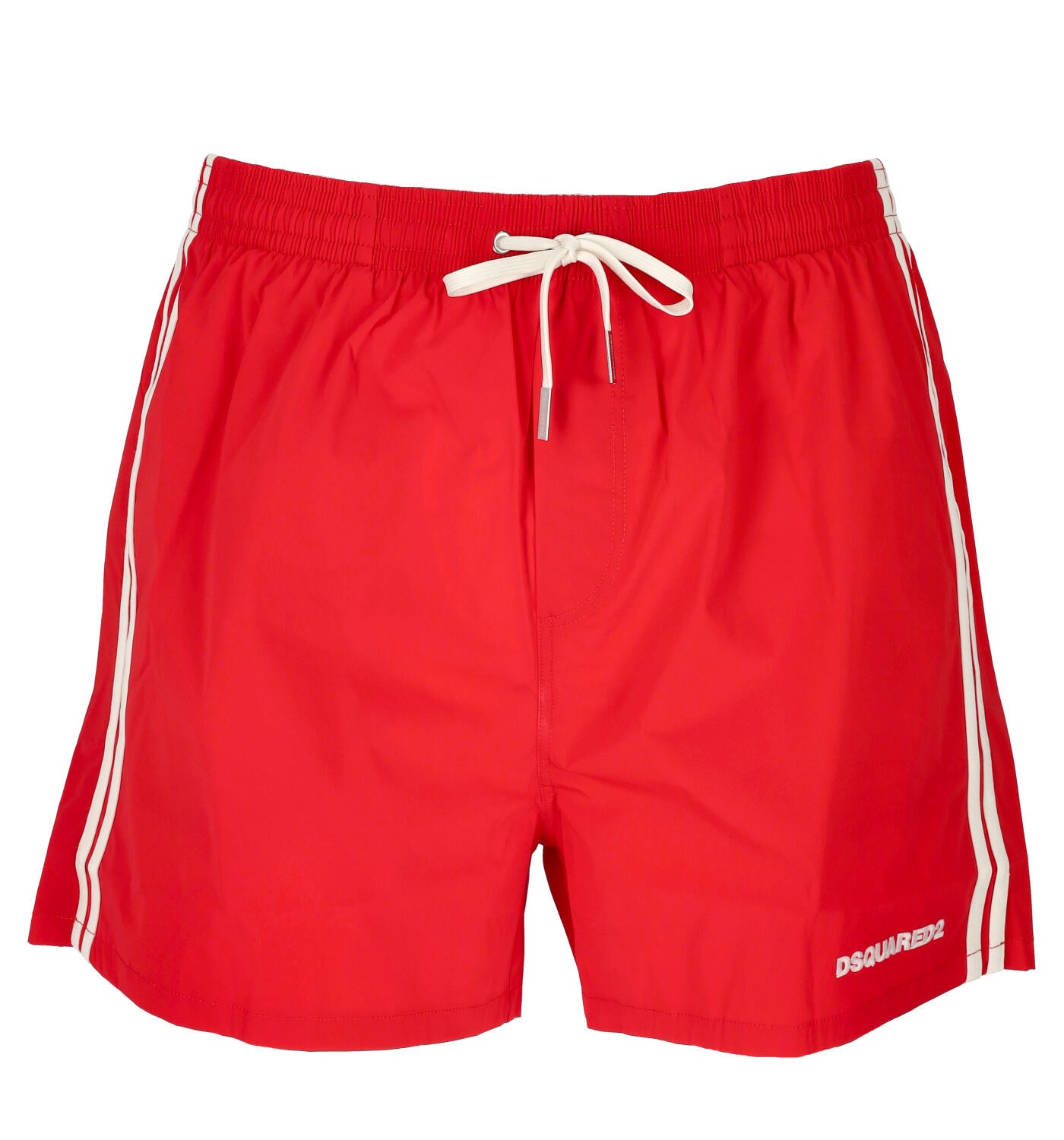 Costume boxer con strisce laterali bianche