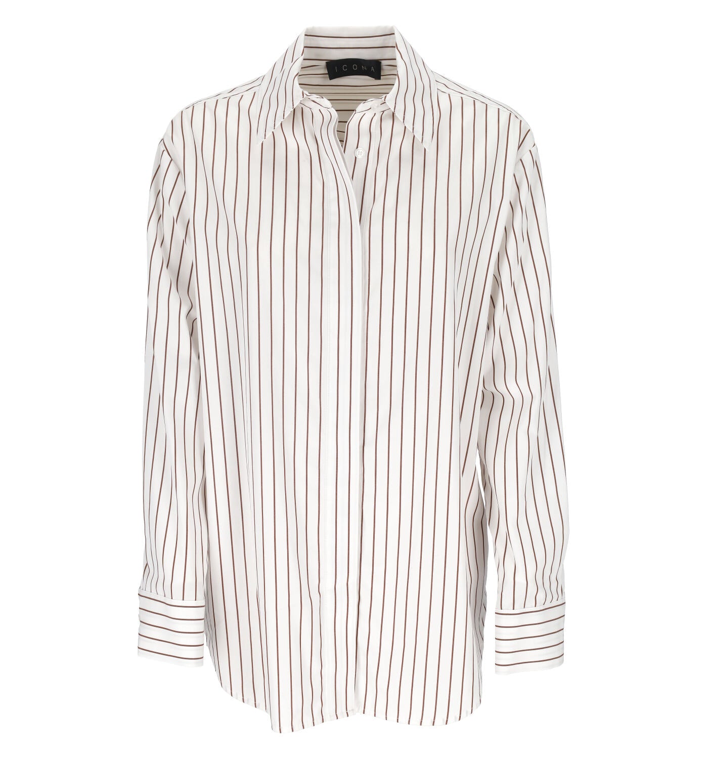 Camicia a righe oversize