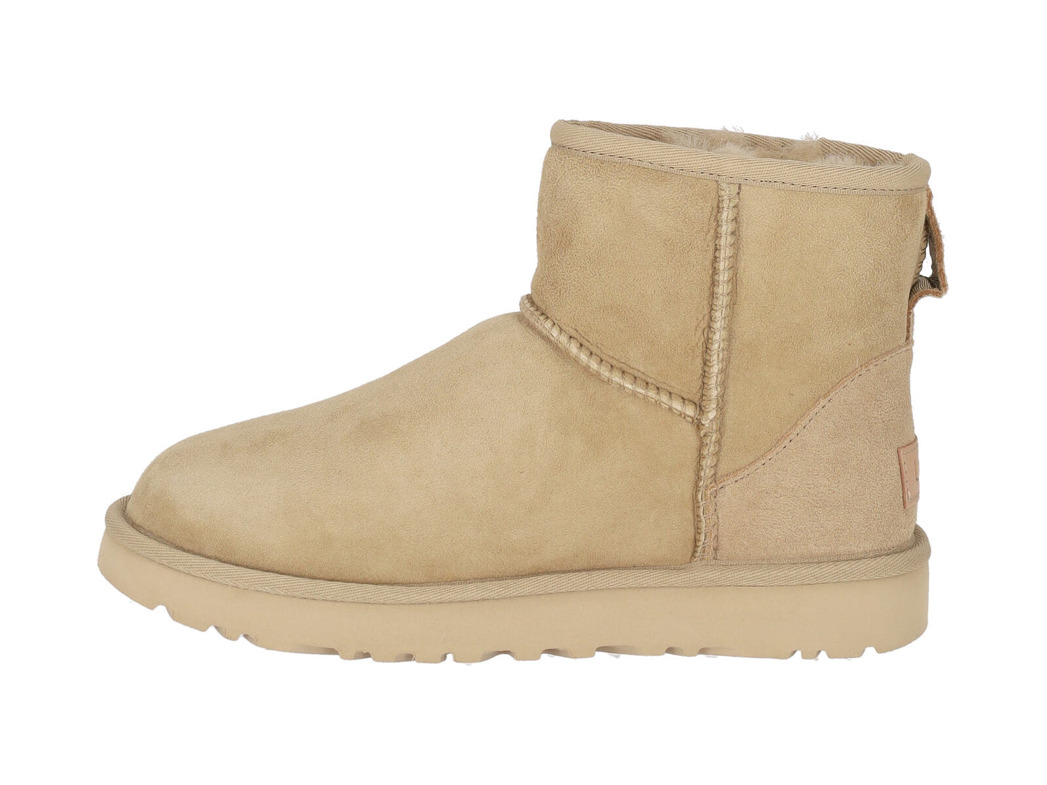 Stivaletto mini classic in camoscio con interno in montone