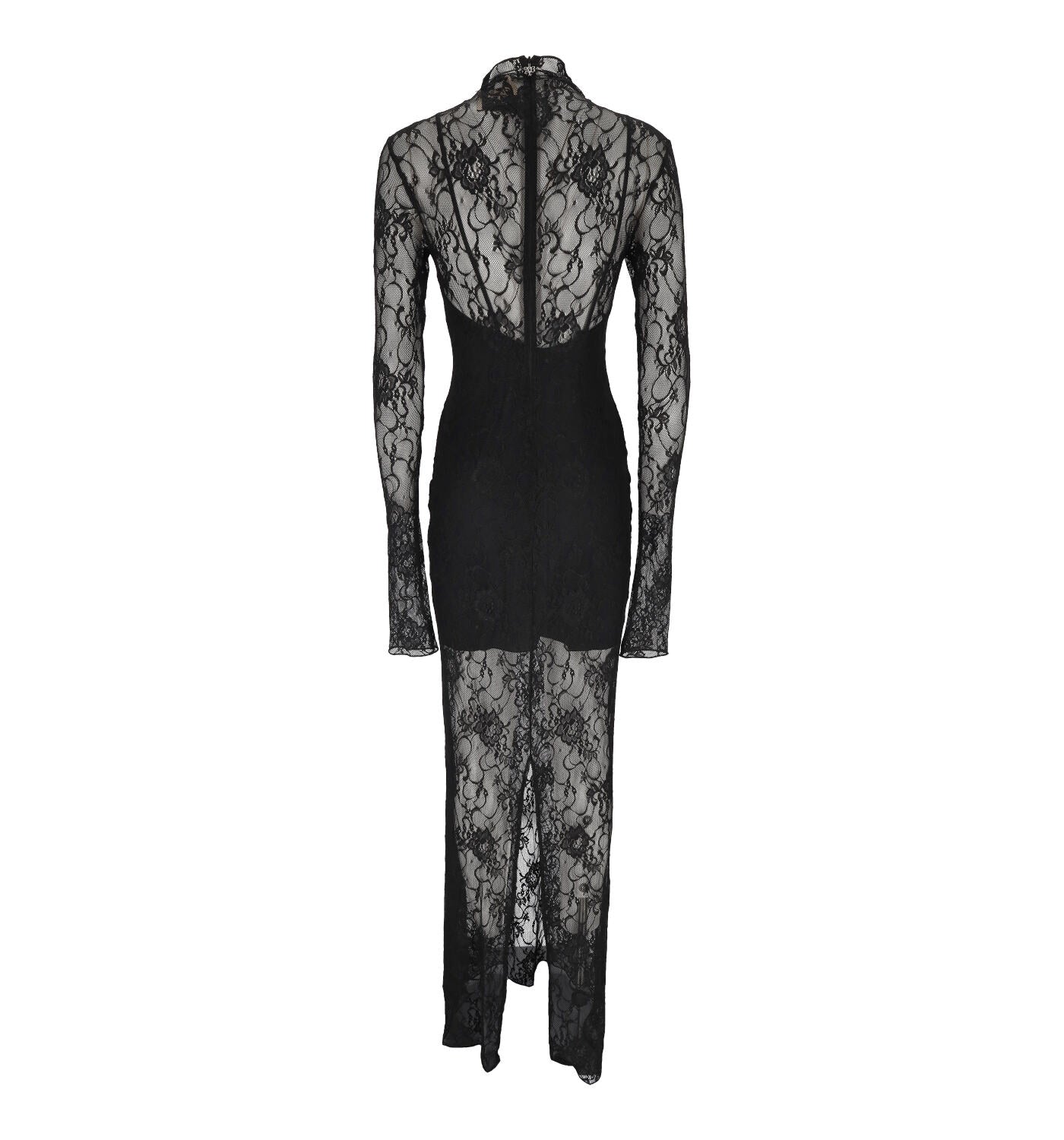 Abito lungo in pizzo