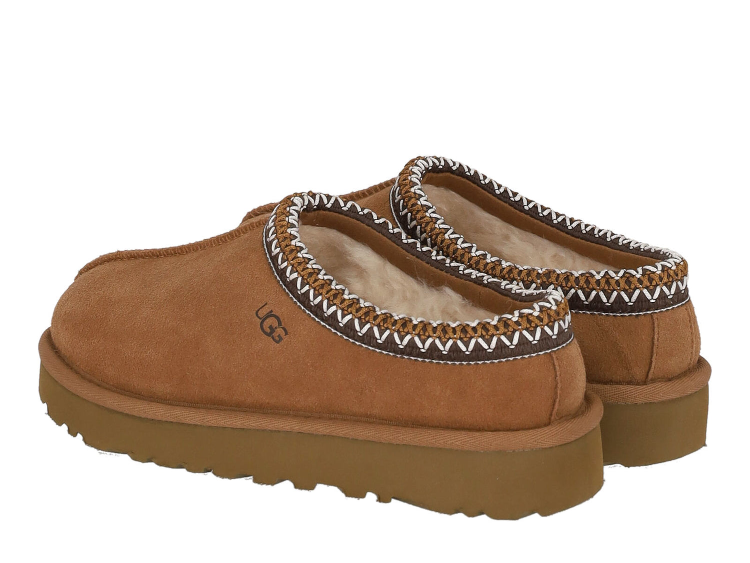 Sabot basso Tasman in camoscio con suola in gomma.