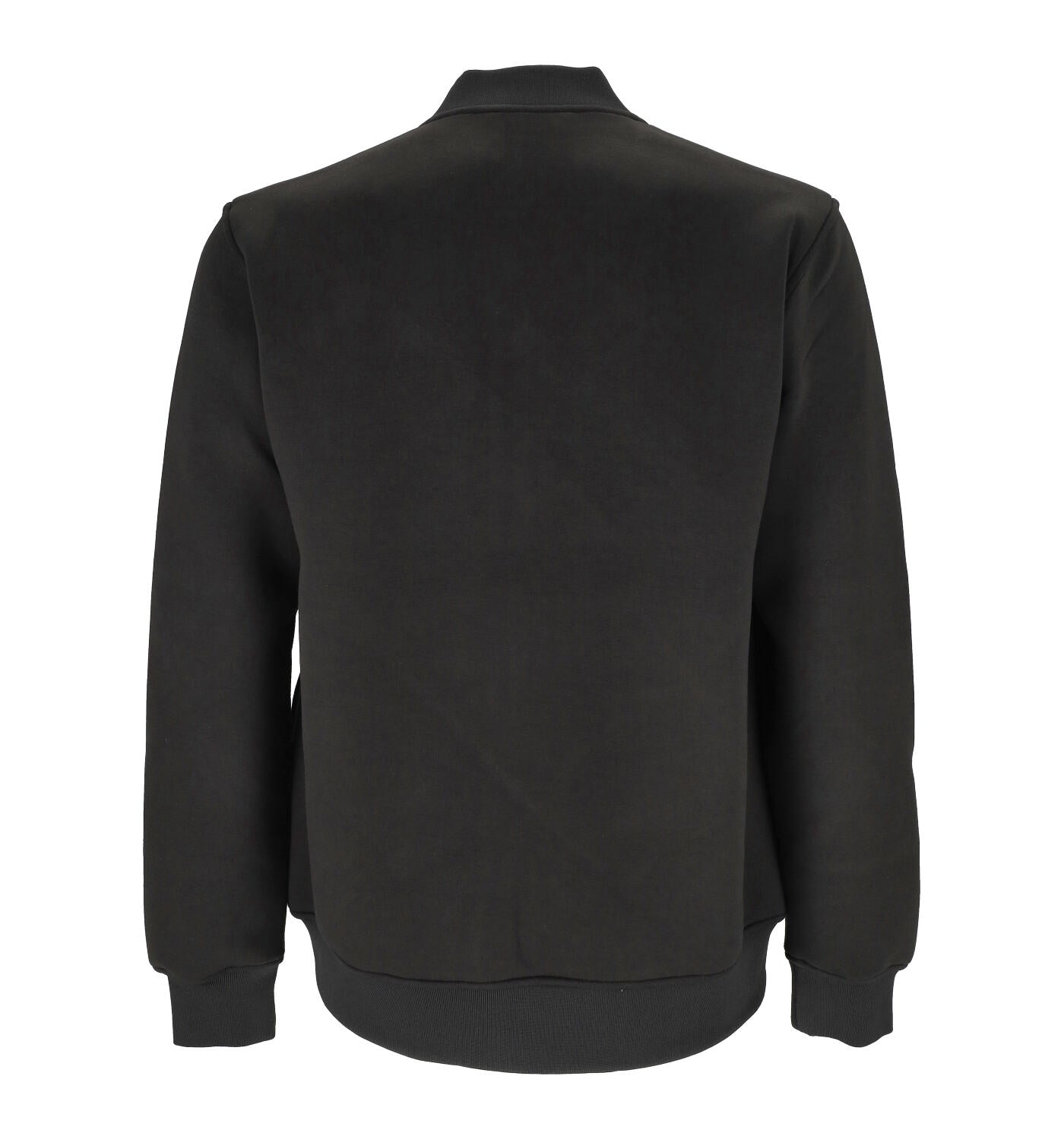 Felpa in neoprene con collo pistagna e chiusura con zip